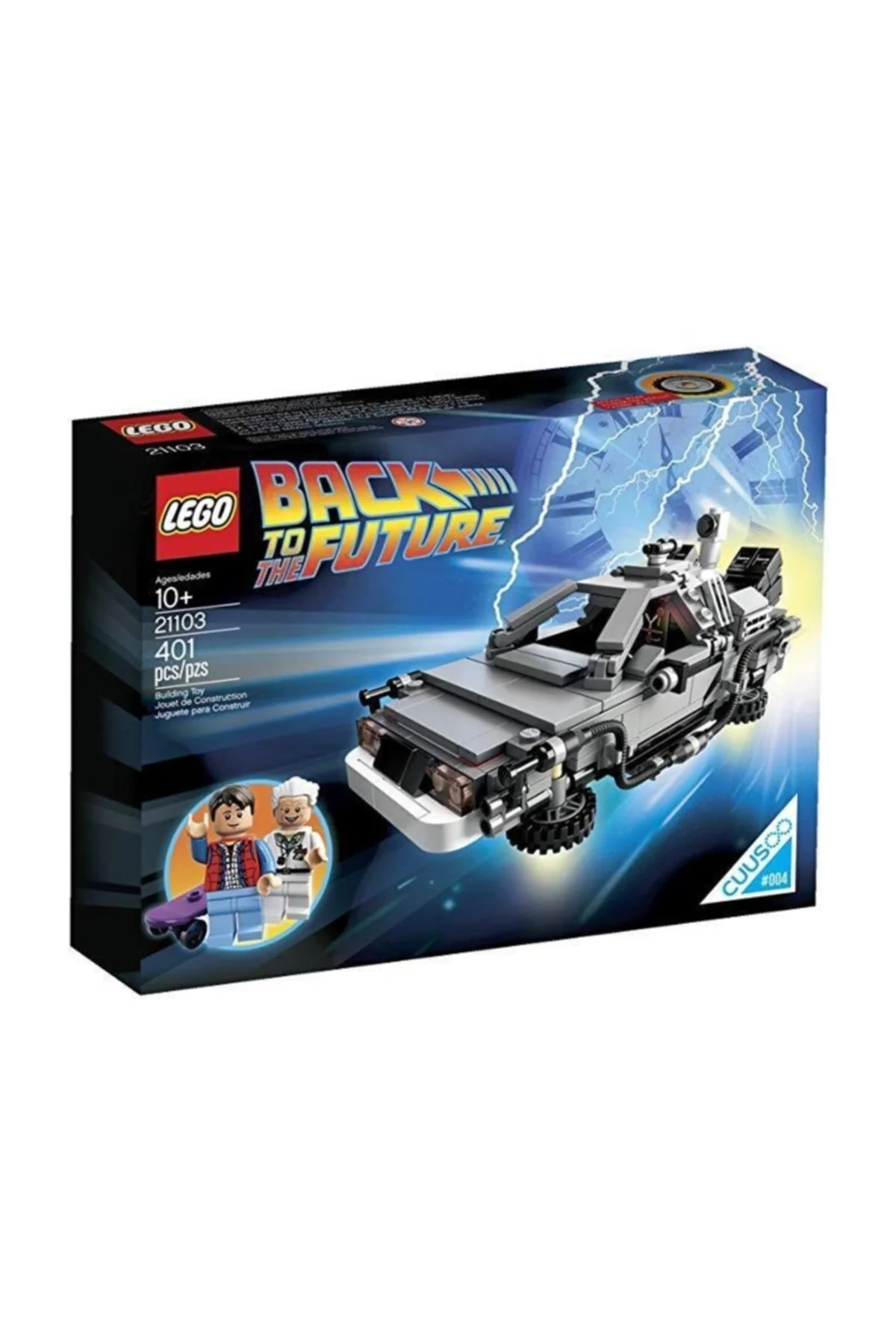 لگو و اسباب بازی های ساخت محور IDEAS 21103 THE DELOREAN TIME MACHINE از ترکیه LEGO