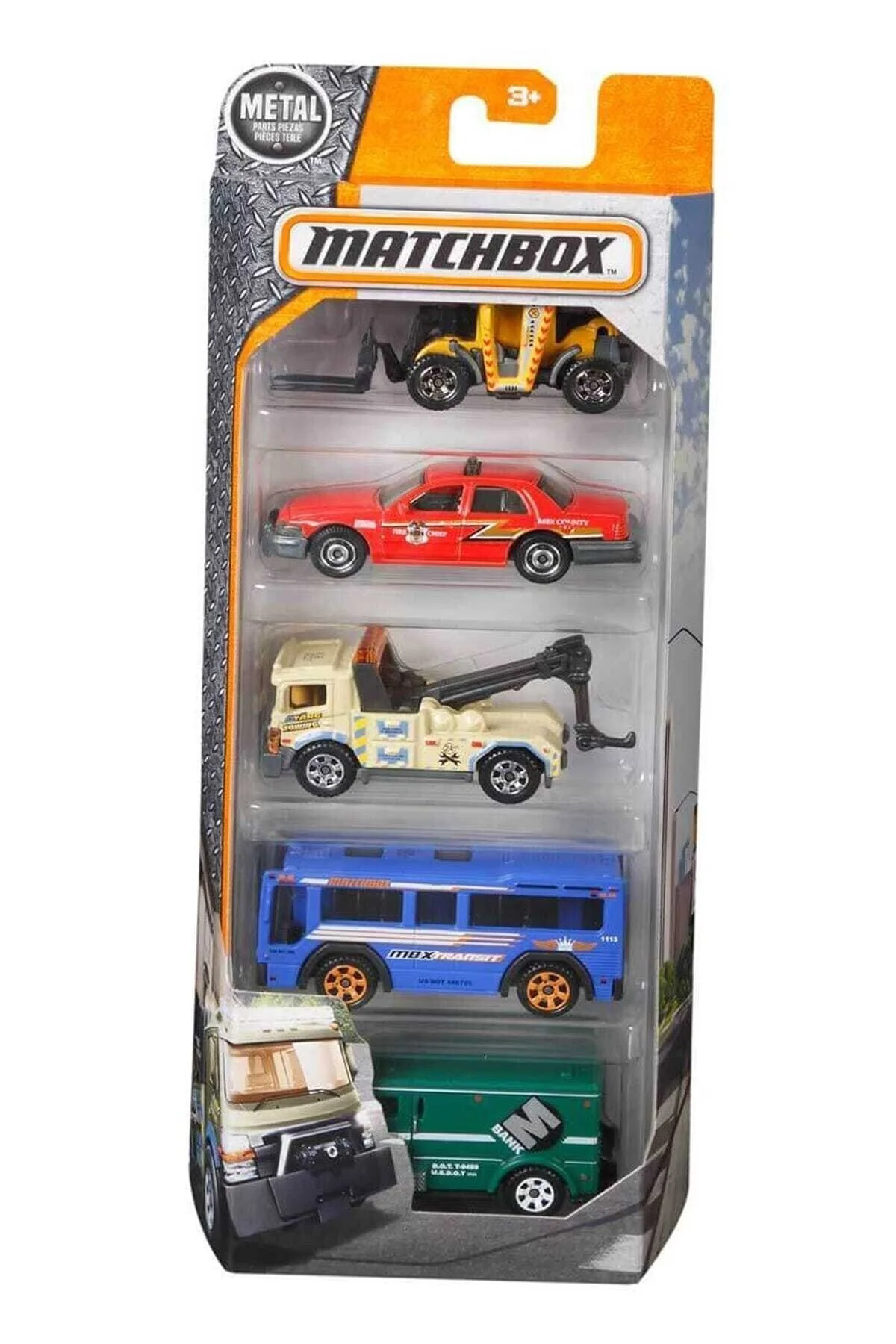 ماشین اسباب بازی ست 5 اورجینال Matchbox