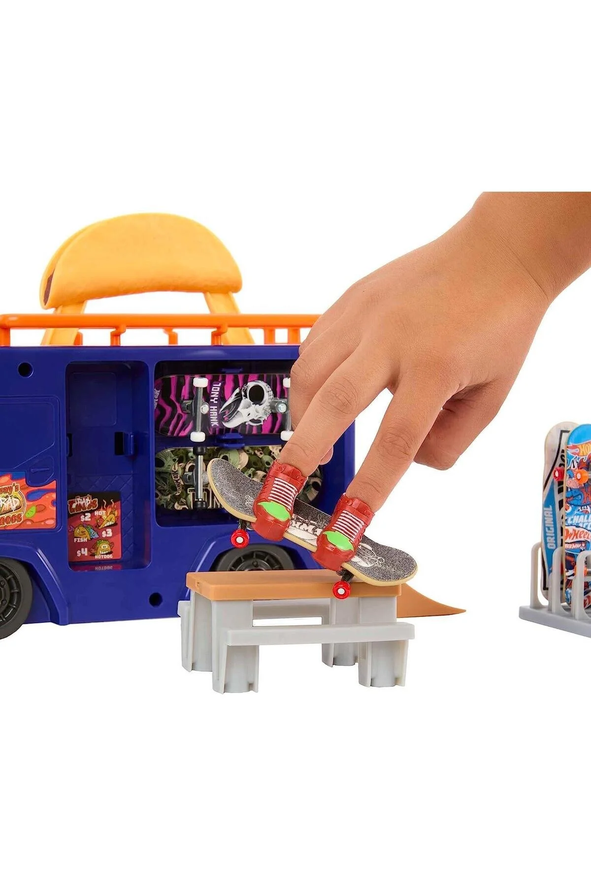 ست حرفه ای بازی اسکیت تاکو سبد خرید HMK00 HOT WHEELS