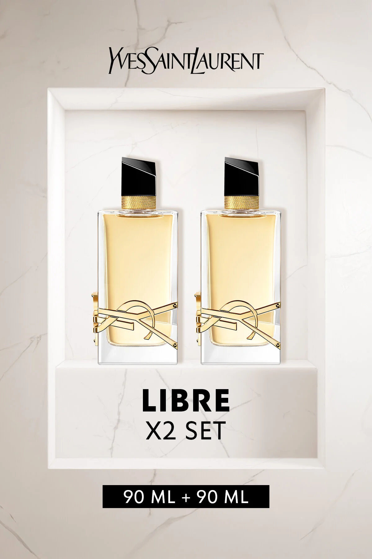 ست عطر LIBRE ادوپرفیوم 90 ML X 2 مجموعه زنانه 7829999999047 ایو سن لوران Yves Saint Laurent