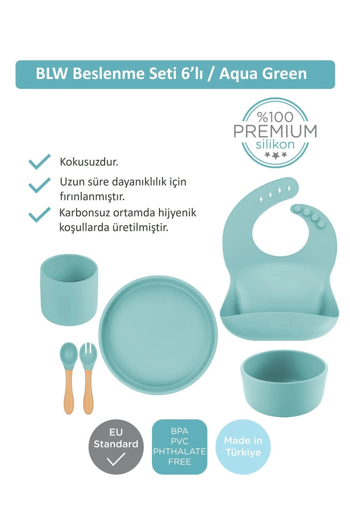 ست تغذیه مجموعه BLW SET III AQUA GREEN OiOi