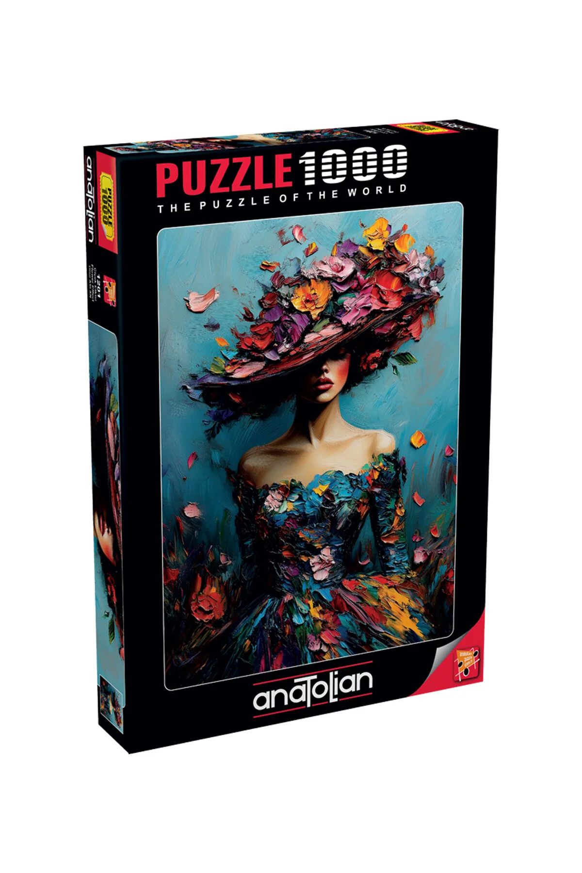 پازل 1000 تکه اره منبت کاری مویی جلوه گل 1201 از ترکیه Anatolian Puzzle