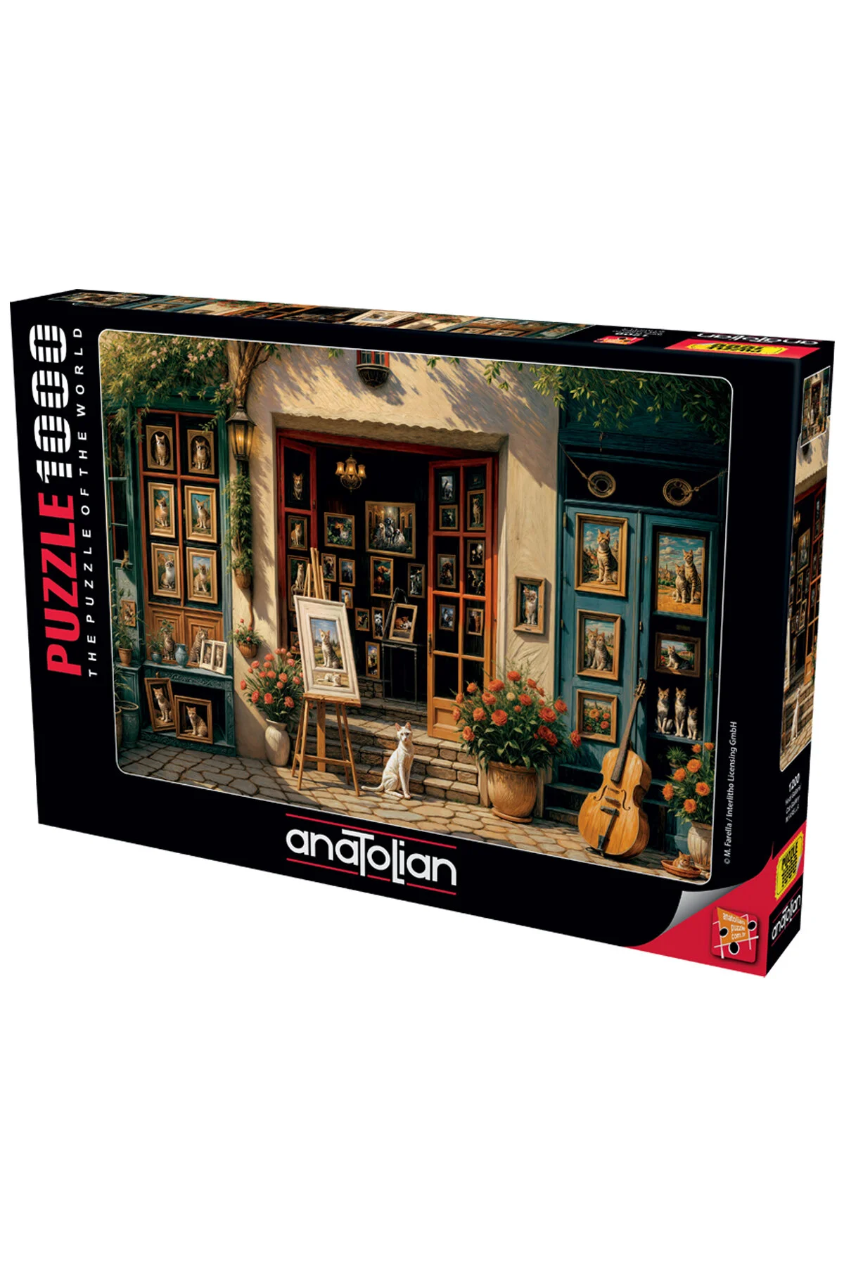 پازل 1000 تکه اره منبت کاری مویی CAT GALLERY 1200 از ترکیه Anatolian Puzzle
