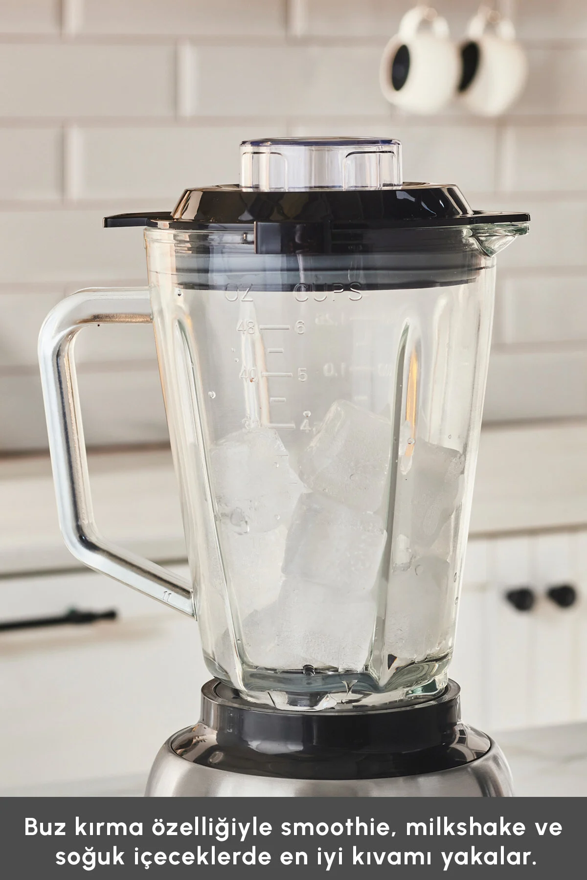مخلوط کن شخصی اسموتی کاسه شیشه ای اینوکس 1.5 لیتری اورجینال Karaca