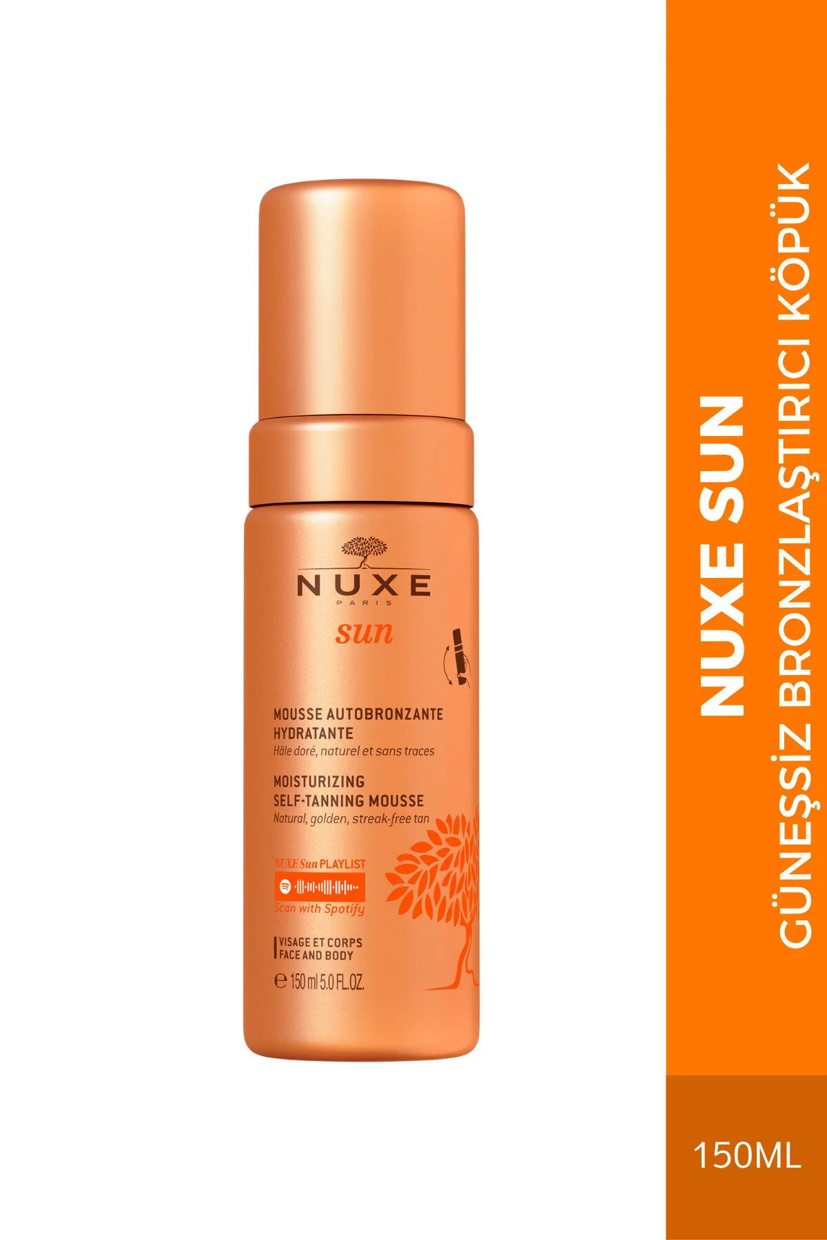 Nuxe اسپری خورشیدی مرطوب کننده خودتنه 150 میلی لیتر