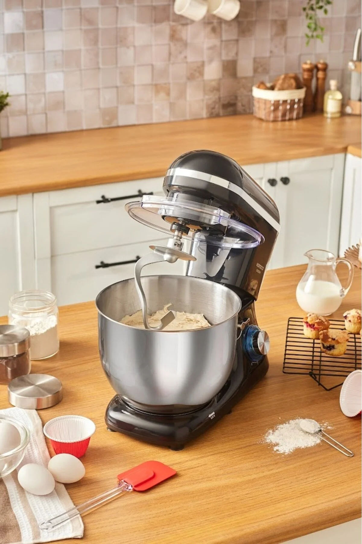 میکسر و ست استند CHEFCRAFTER KITCHEN CHEF 1900W مشکی اورجینال Karaca