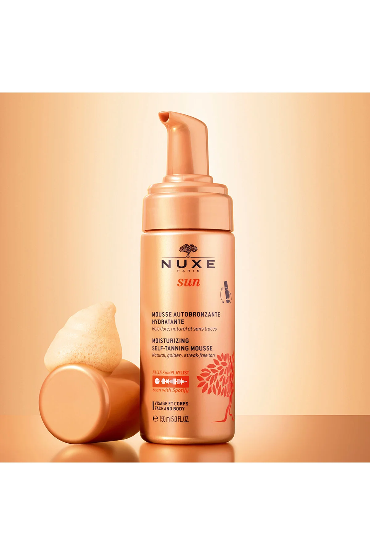 Nuxe اسپری خورشیدی مرطوب کننده خودتنه 150 میلی لیتر