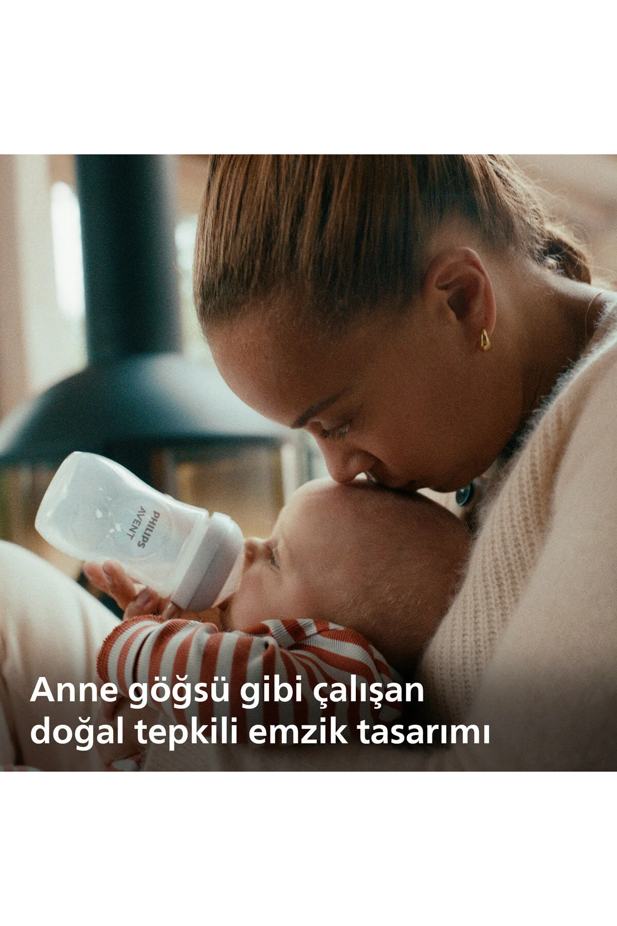 شیشه سفید پاسخ طبیعی بطری PP 1 ماه Philips Avent