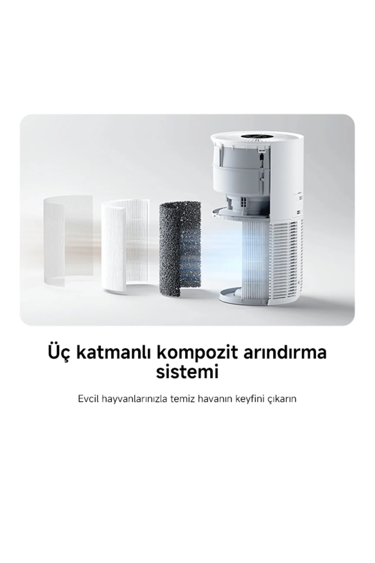 تصفیه کننده هوا SMART PET CARE هوای حیوانات خانگی تضمینی شیائومی ترکیه اورجینال Xiaomi