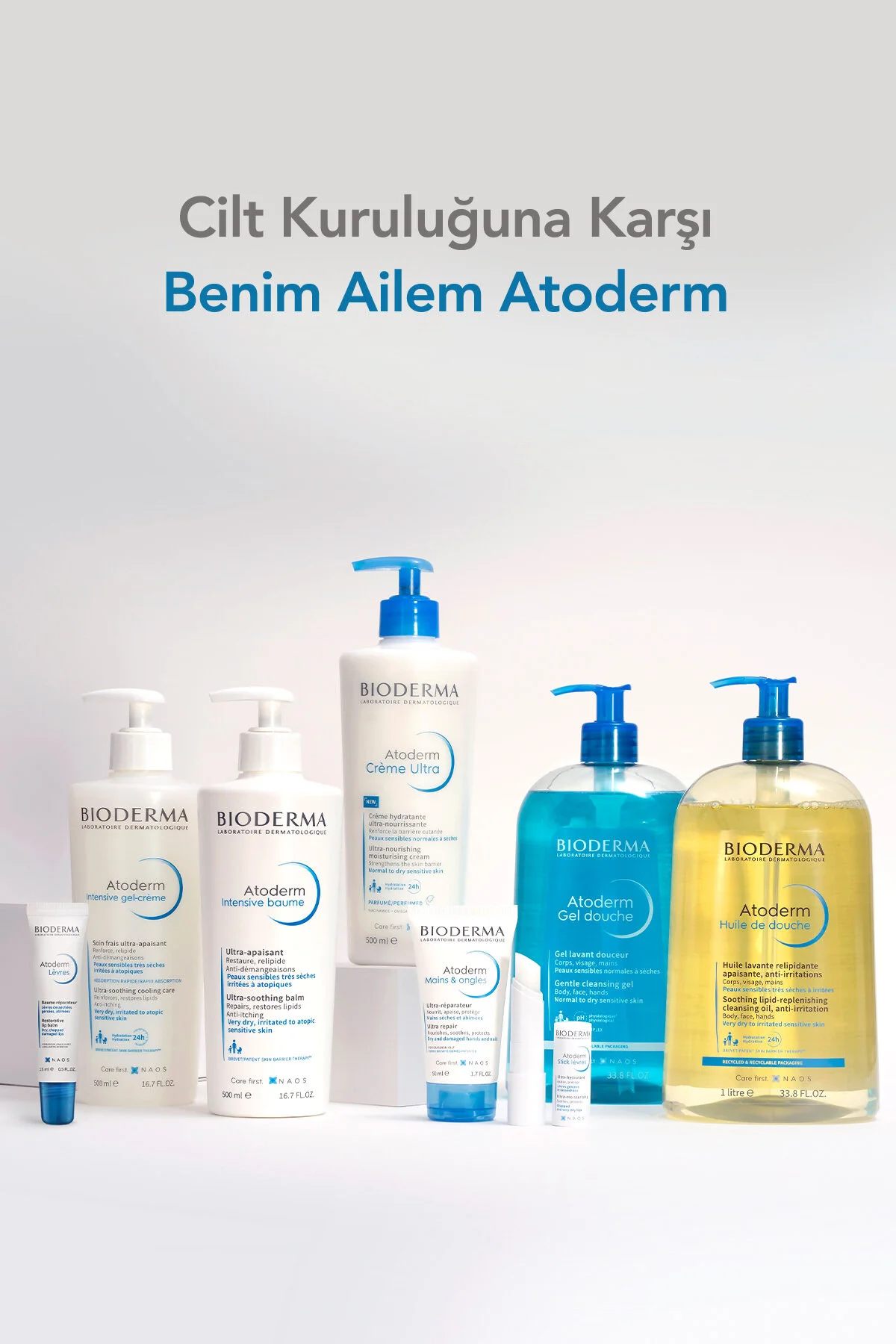 Bioderma کرم مرطوب کننده دست و ناخن Atoderm از بیودرما