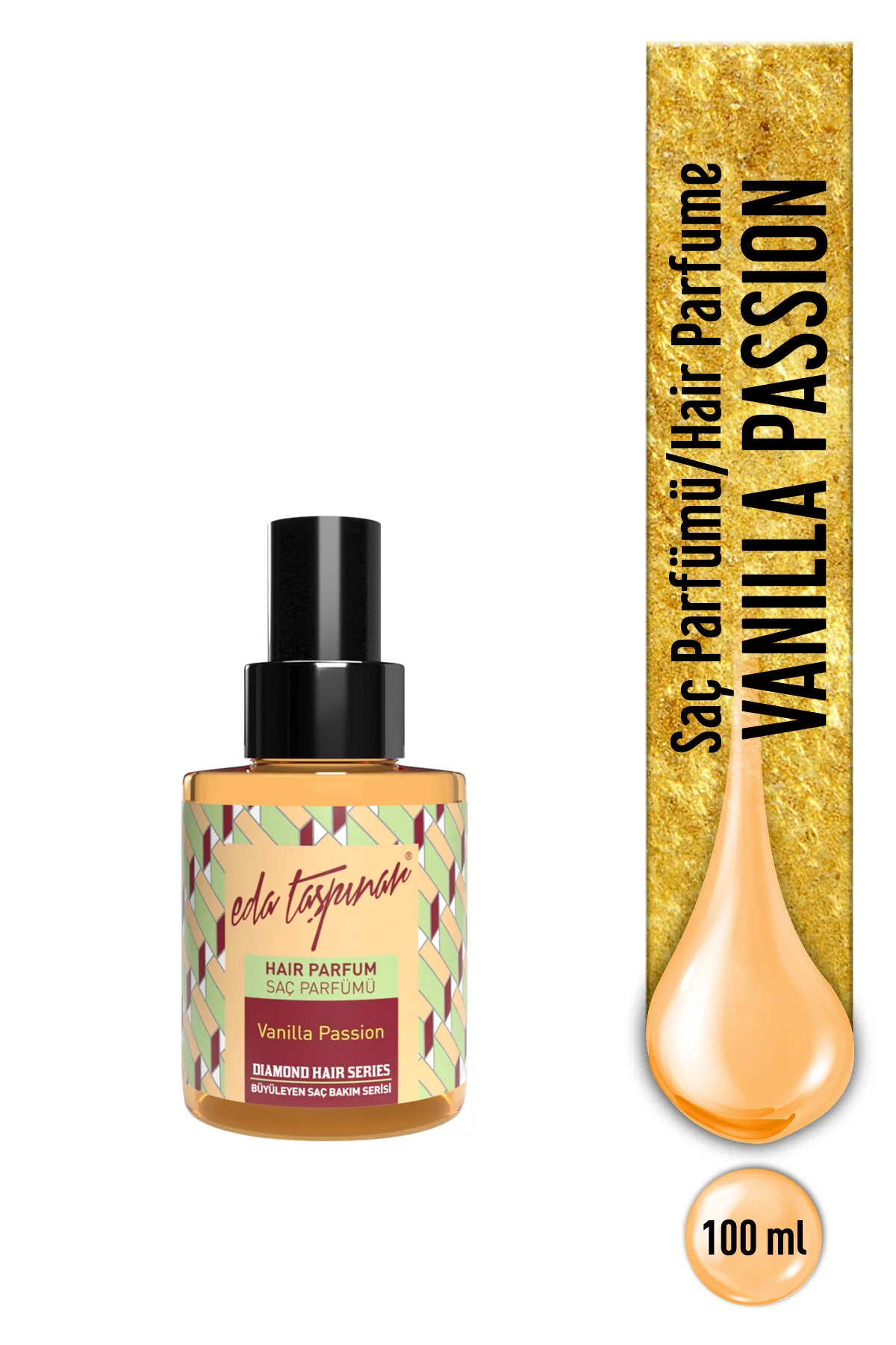 عطر مو وانیلی 100 میلی لیتر Eda Taşpınar