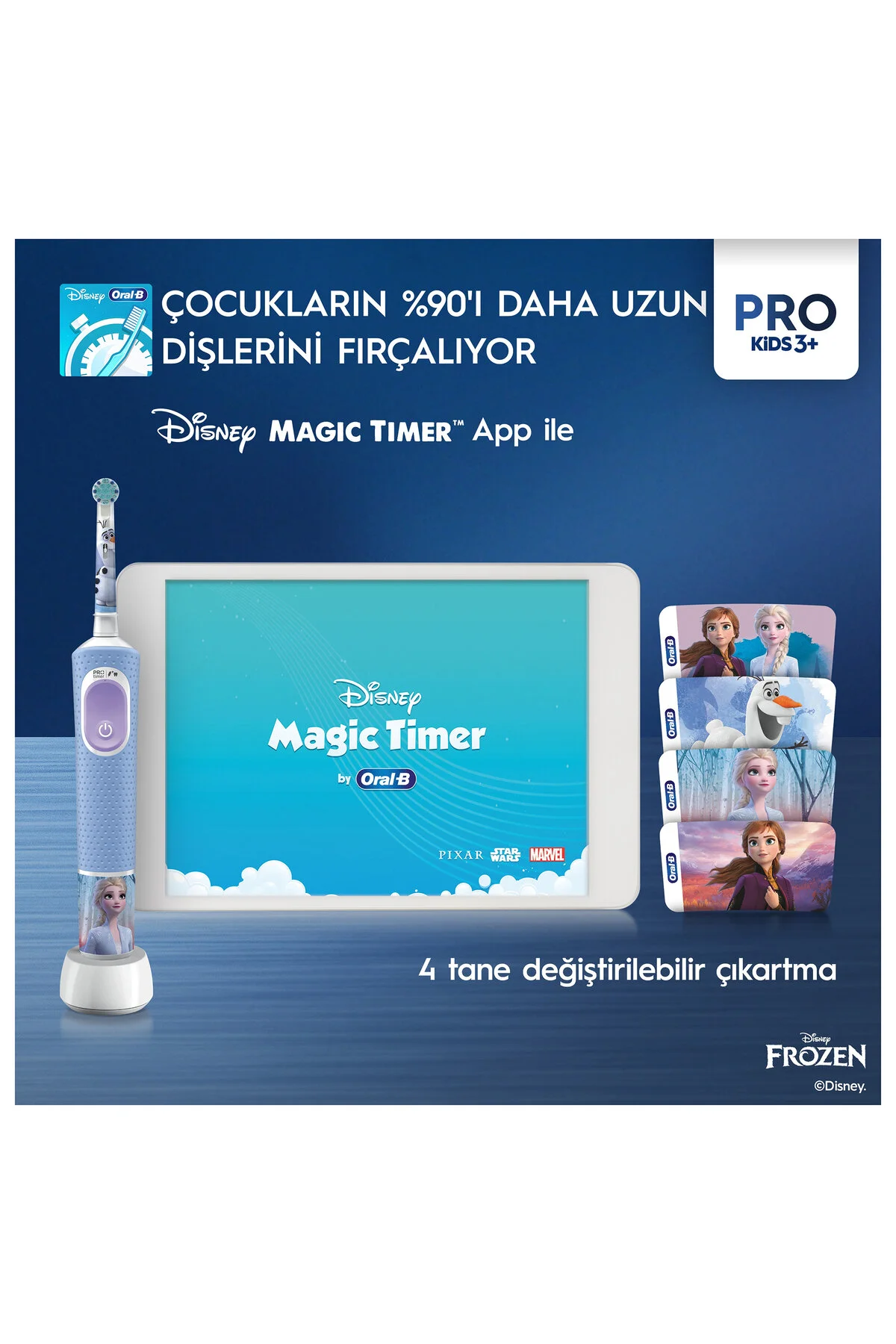 Oral-B مسواک برقی بچگانه با شارژ فروزن D100