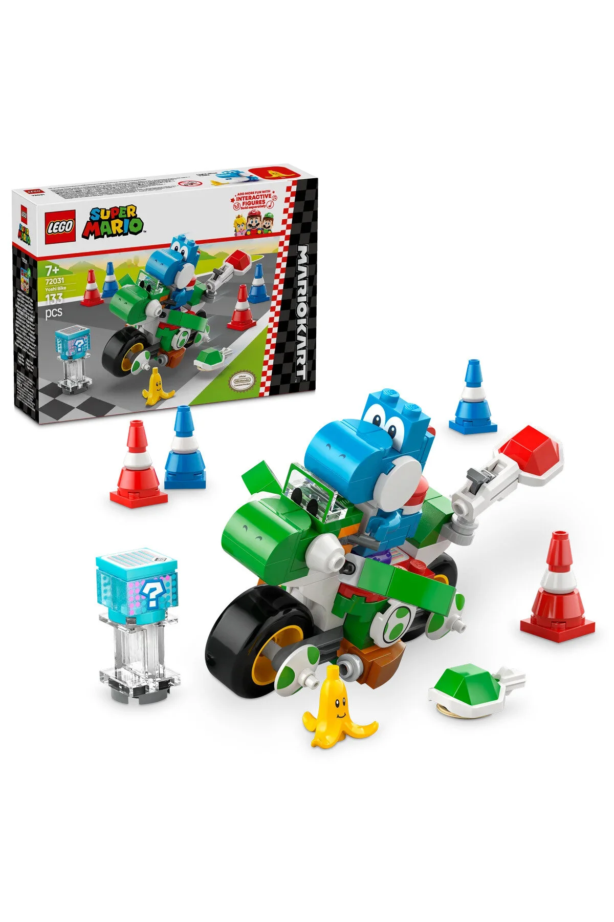 لگو و اسباب بازی های ساخت محور ® SUPER MARIO™: MARIO KART™ – YOSHI BIKE 72031 7+ ست ساختمان خلاقانه برای کودکان 133P از ترکیه LEGO