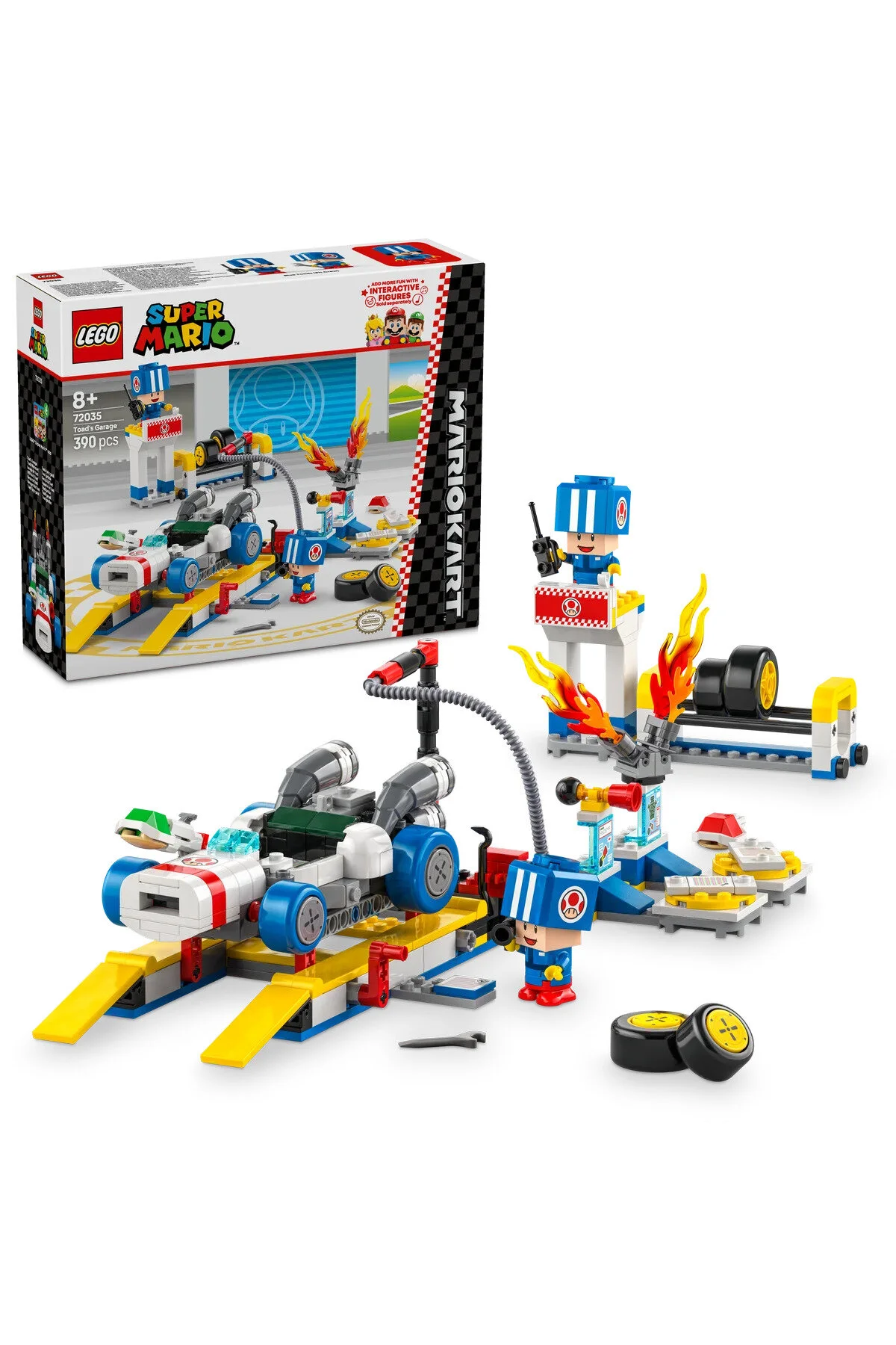 لگو و اسباب بازی های ساخت محور ® SUPER MARIO™ MARIO KART™ – TOAD'S GARAGE 72035 ست ساختمان تزئینی 8+ 390PR از ترکیه LEGO