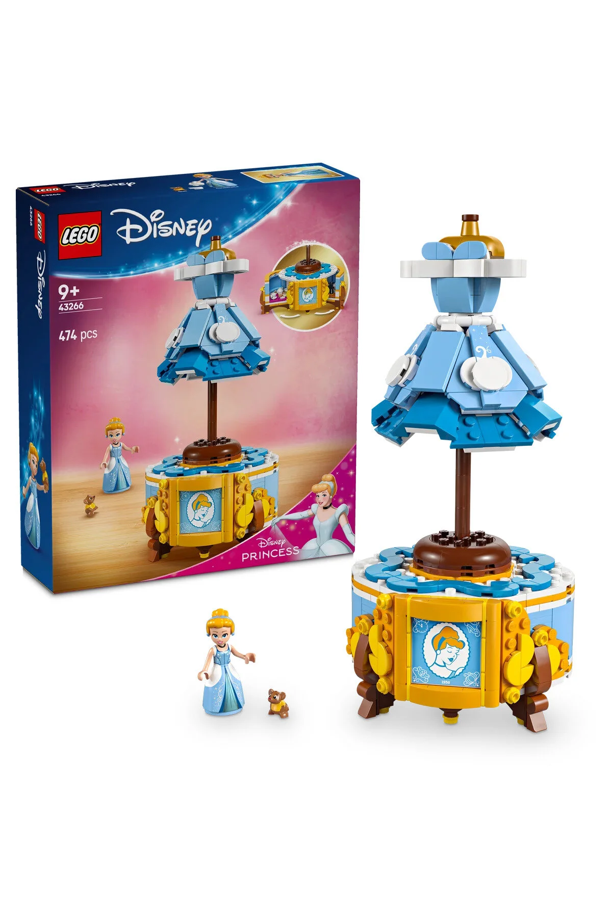 لگو و اسباب بازی های ساخت محور ® ǀ DISNEY PRINCESS CINDERELLA'S DRESS 43266 9+ ست ساختمان خلاق 474 ​​عدد از ترکیه LEGO
