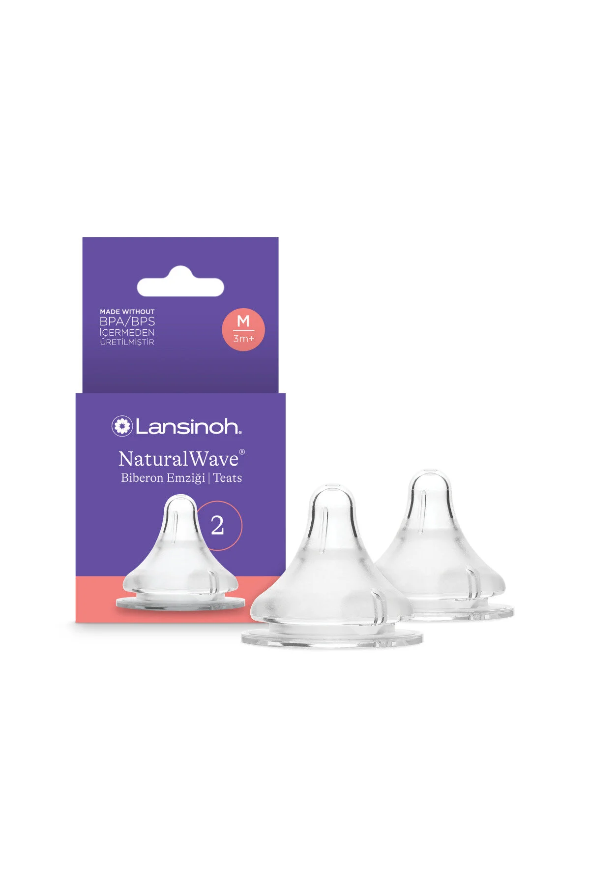 شیشه جریان متوسط ​​پستانک بطری ® LANSINOH