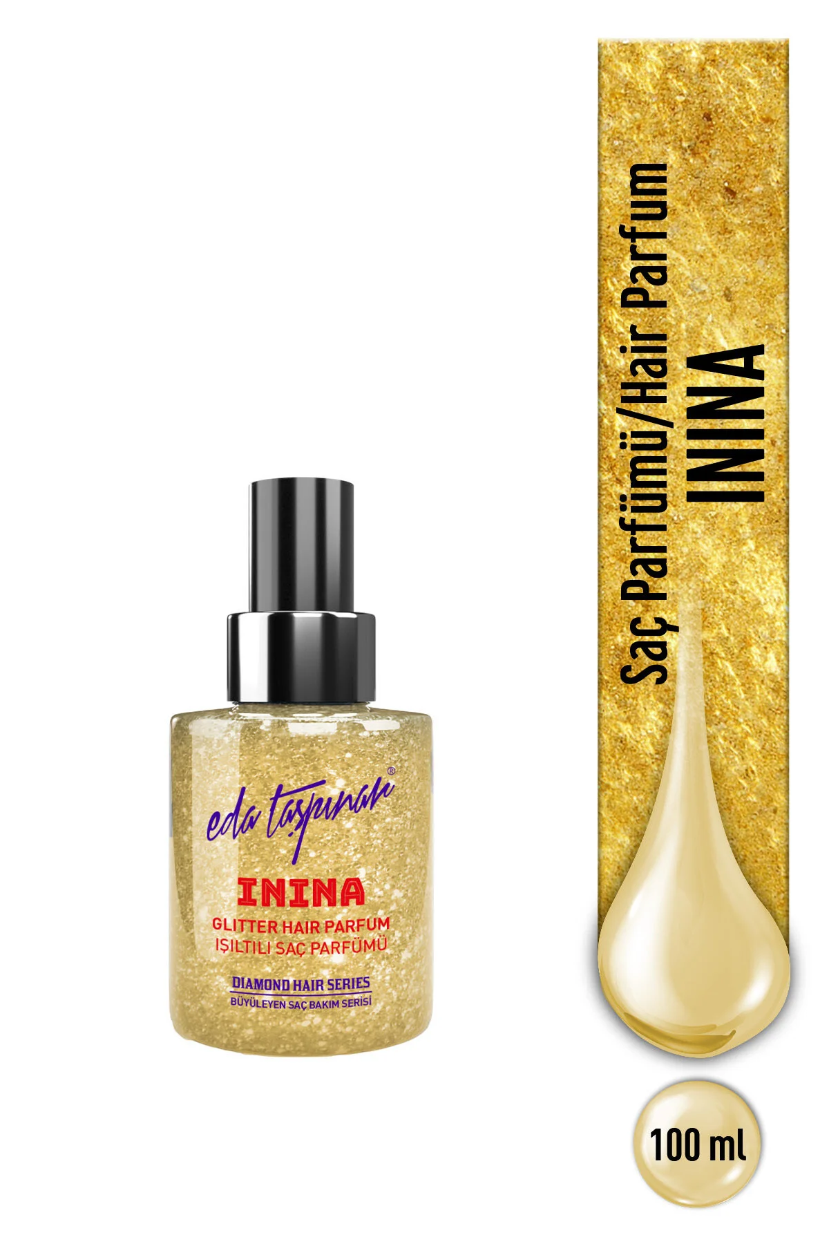 عطر موهای نقره ای ININA 100ML EGY0001 Eda Taşpınar