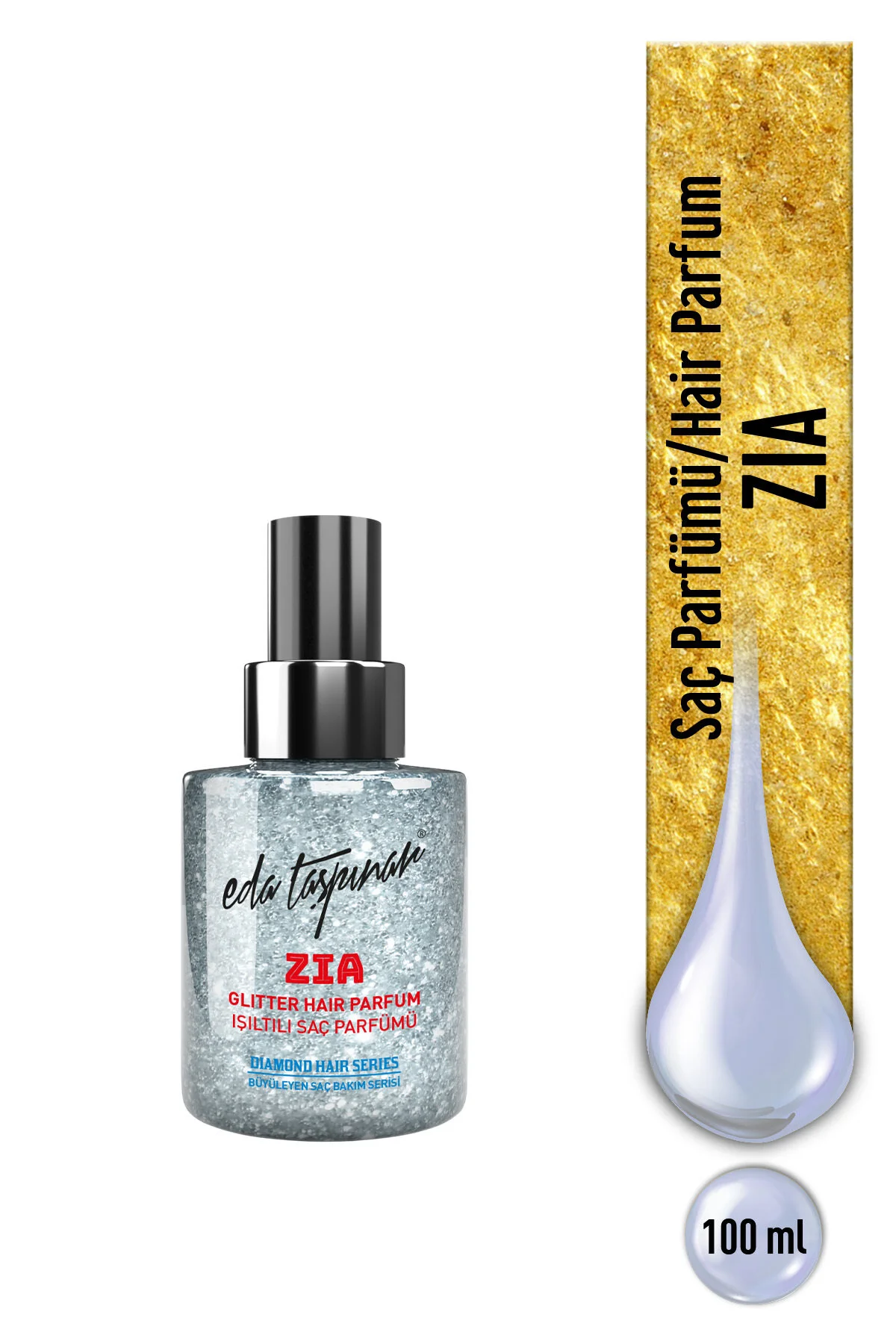 عطر موهای نقره ای ZIA 100ML EGY0002 Eda Taşpınar