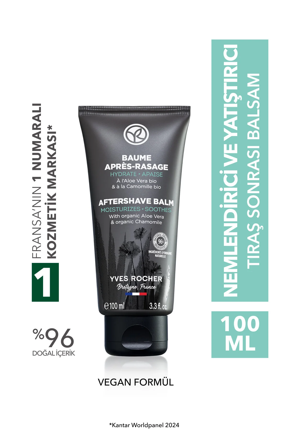 Yves Rocher بالم و ژل بعد از اصلاح خنک کننده و تسکین دهنده 100 میل