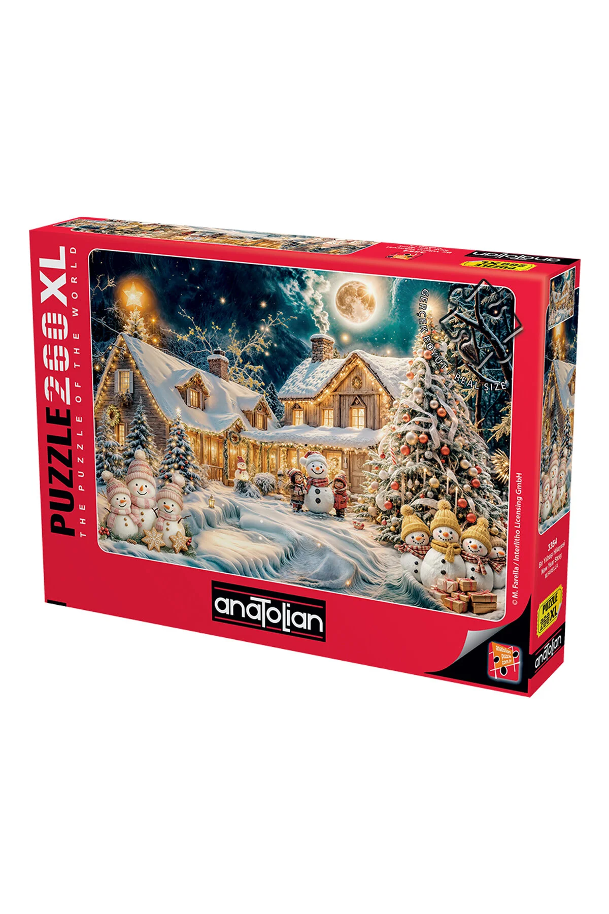 پازل اره منبت کاری مویی 260 XL PIECE A CHRISTMAS STORY 3354 از ترکیه Anatolian Puzzle