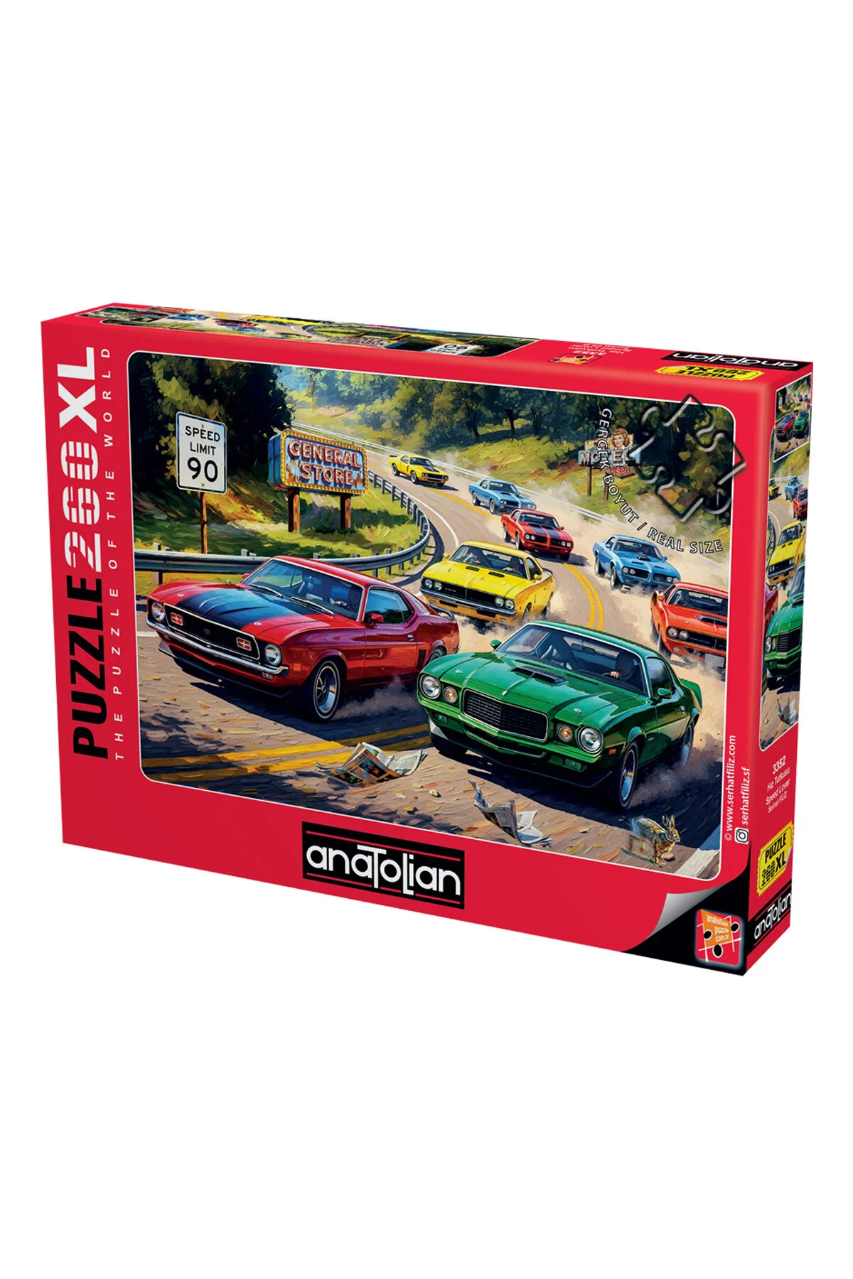 پازل اره منبت کاری مویی 260 XL PIECE SPEED ​​​​PASSION 3352 از ترکیه Anatolian Puzzle