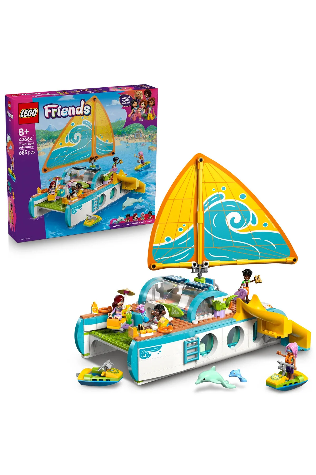 لگو دوستان ماجراجویی قایق سفر 42664 اورجینال LEGO