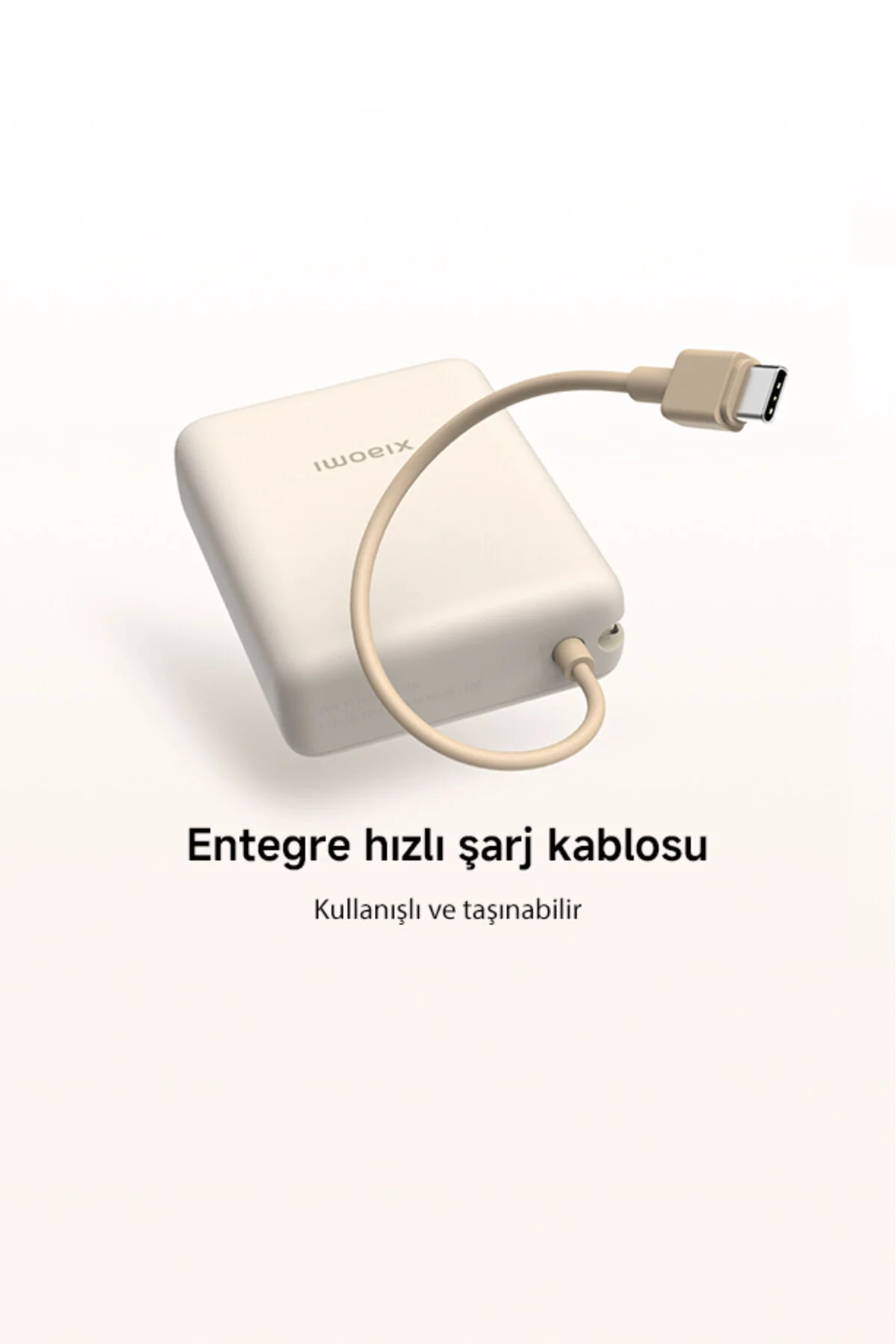 پاوربانک کابل داخلی پرسرعت 10000MAH 33W شیائومی طراحی فشرده اورجینال Xiaomi