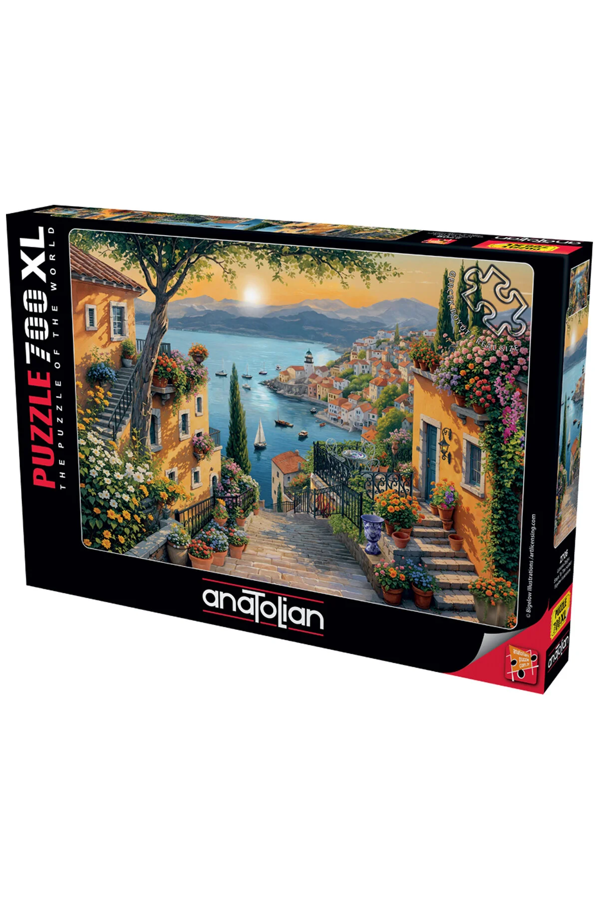 پازل اره منبت کاری مویی 700 XL PIECE TOWARDS THE HARBOR 2706 Anatolian Puzzle