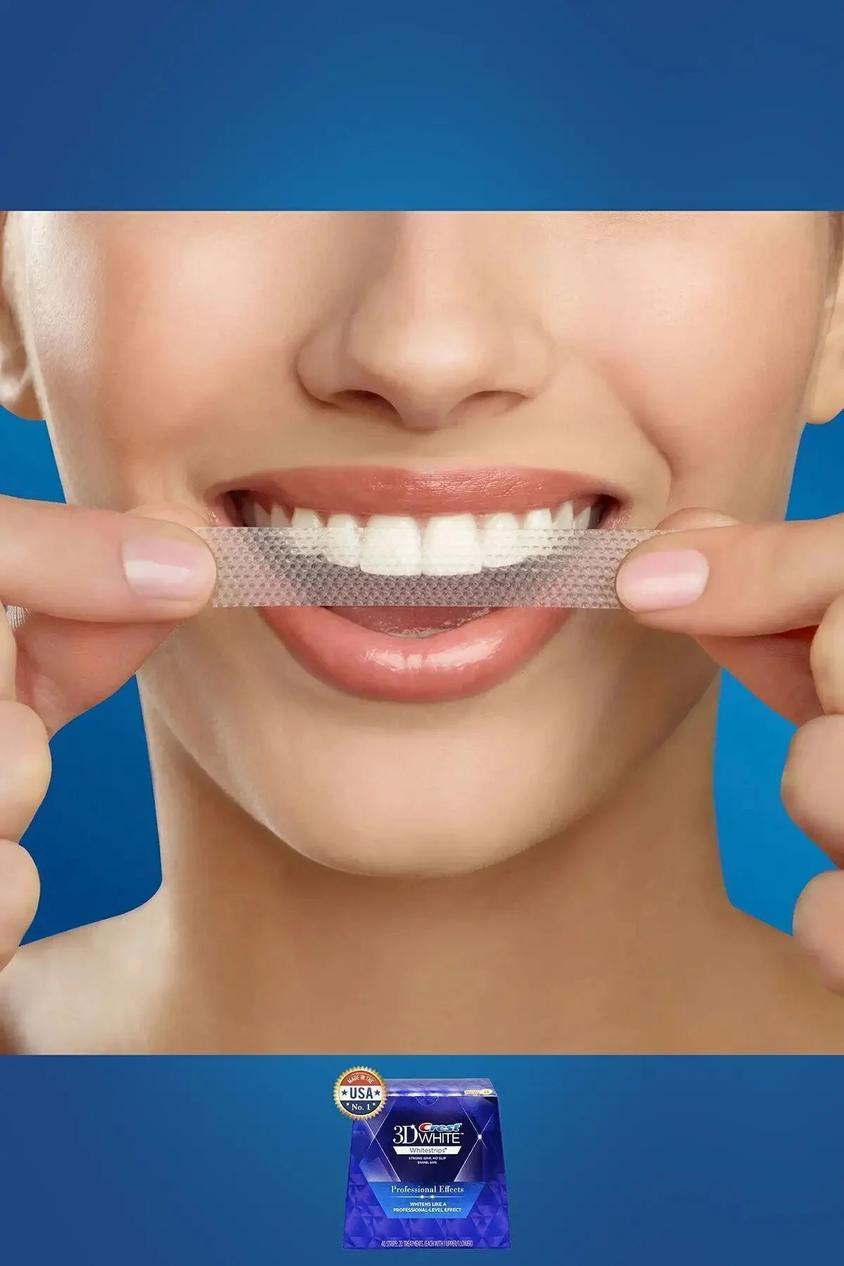 محصولات سفیدکننده دندان جلوه های حرفه ای WHITESTRIPS 4 بسته 8 نوار CREST 3d