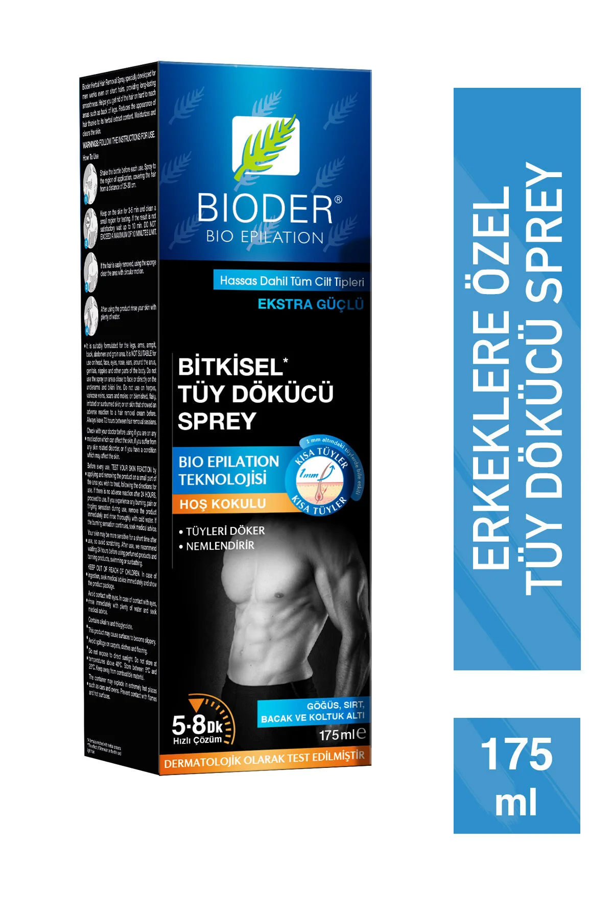 اسپری موبر مردانه 175 میلی‌لیتری با کیفیت بالا بیودار Bioder