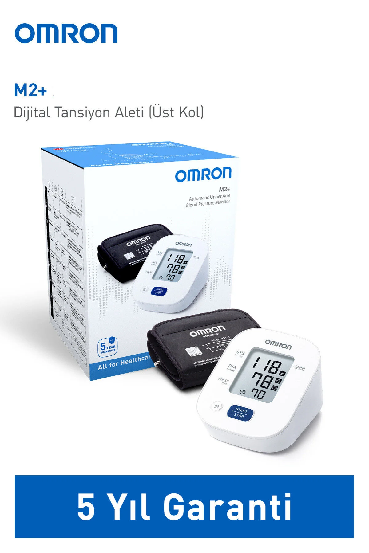 فشارسنج اندازه گیری M2+ 30 با یک بازوی فوقانی گسترده حافظه دستگاه فشار خون دیجیتال HEM 7146 E Omron