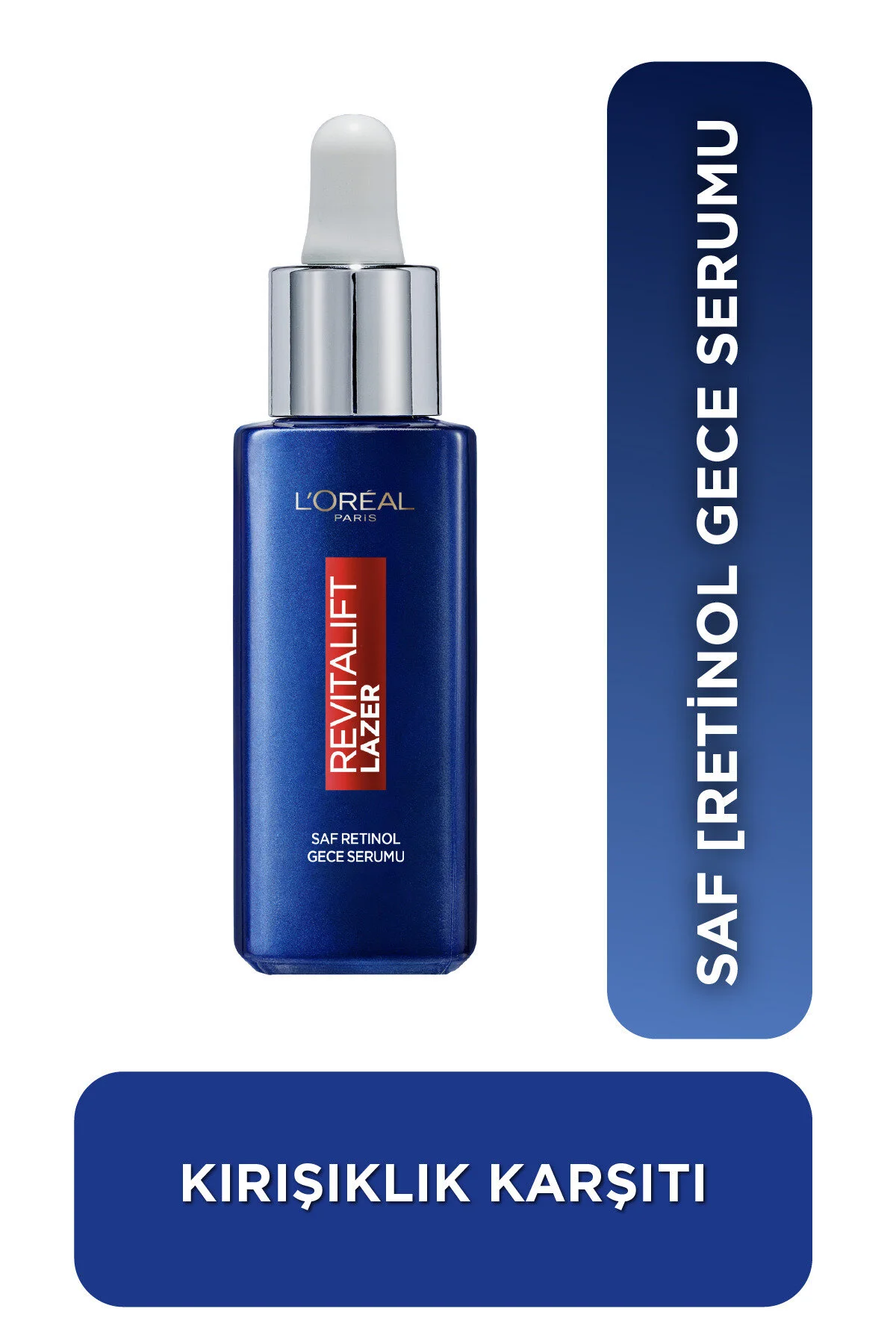 L'Oreal Paris سرم شبانه بازسازی کننده پوست با رتینول Revitalift Laser Saf 30 میلی لیتر