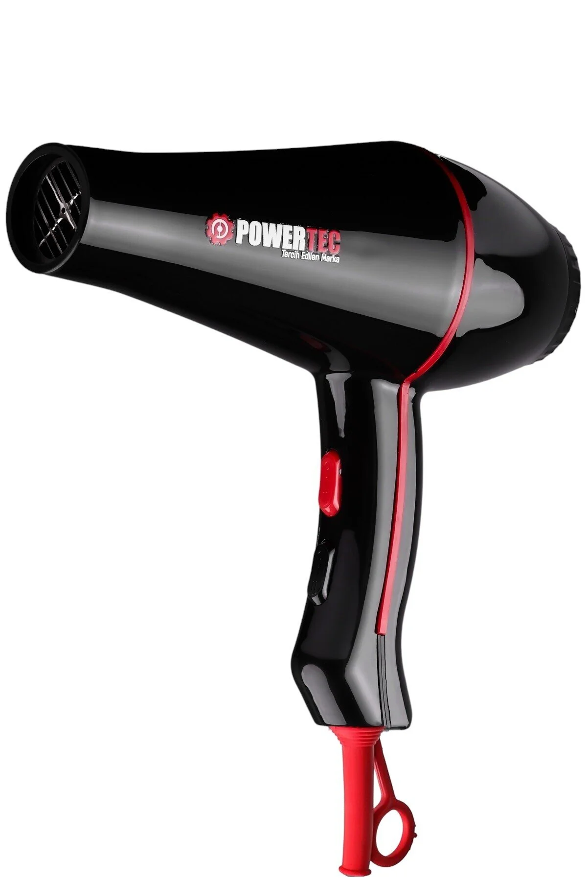 سشوار سیاه برقی Tr 601 خشک کن حرفه ای و کردن مو + ضربه پاورتچ  Powertec