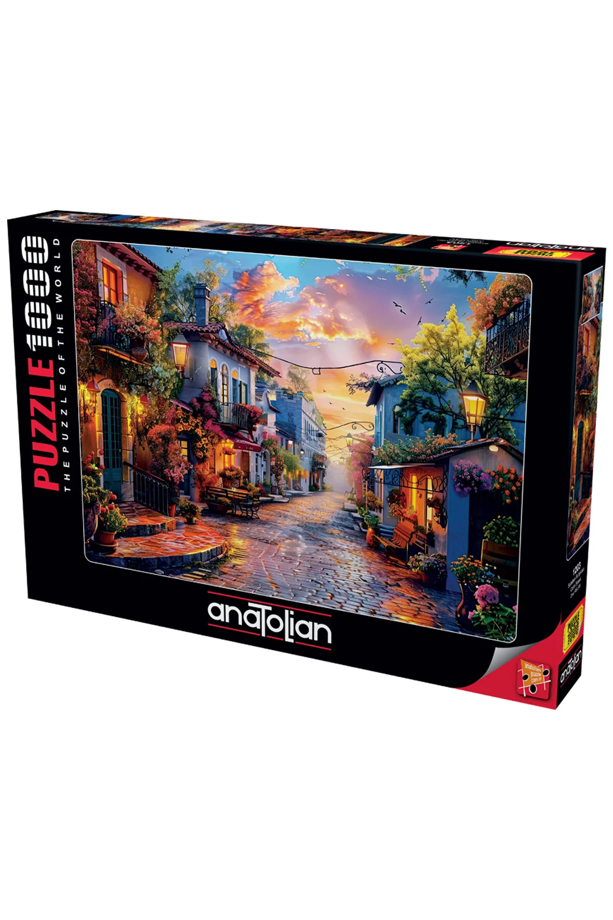 پازل اره منبت کاری مویی 1000 تکه اولین چراغ های صبح 1203 Anatolian Puzzle