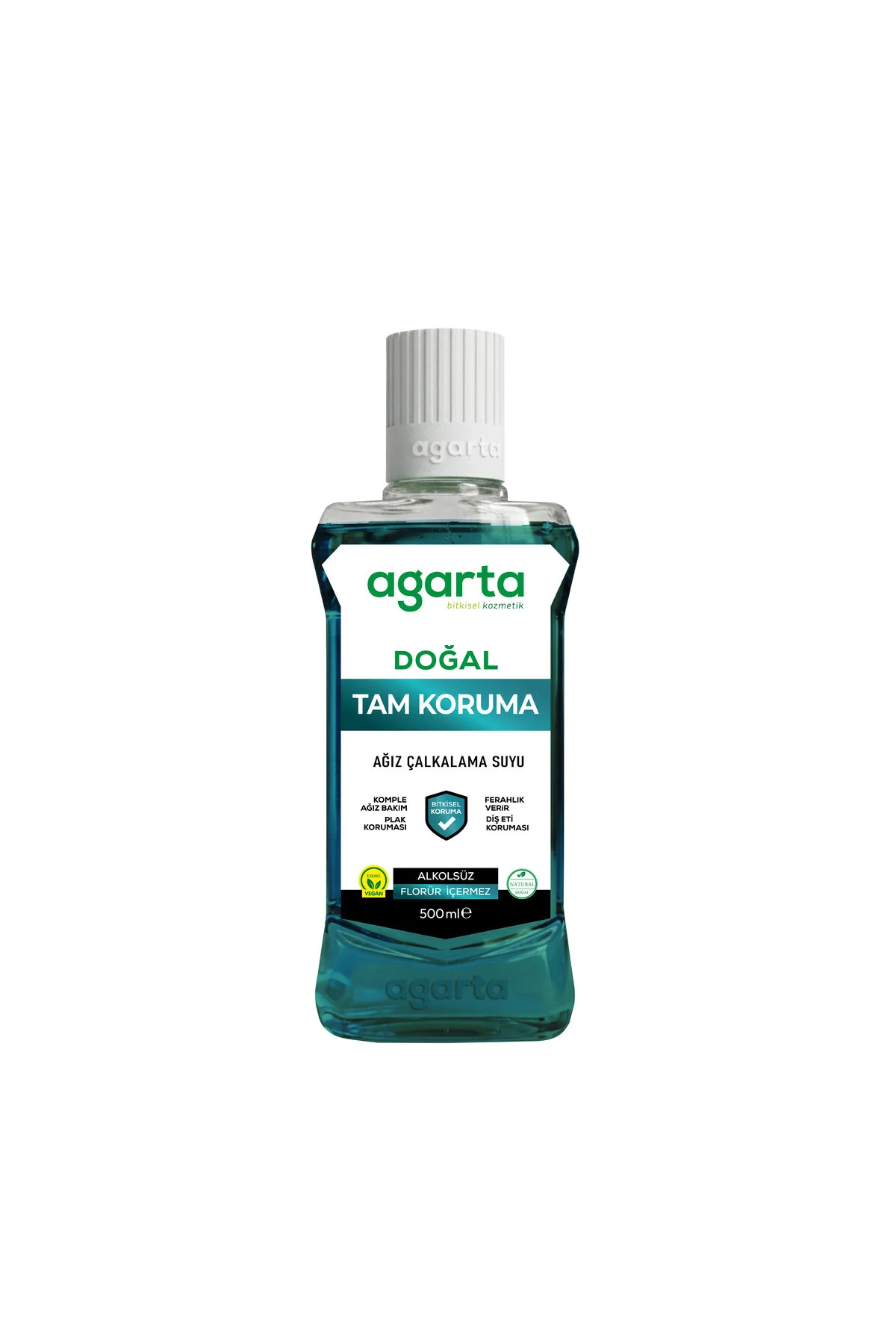 دهان شویه 500 میلی لیتری بدون الکل با محافظت کامل Agarta