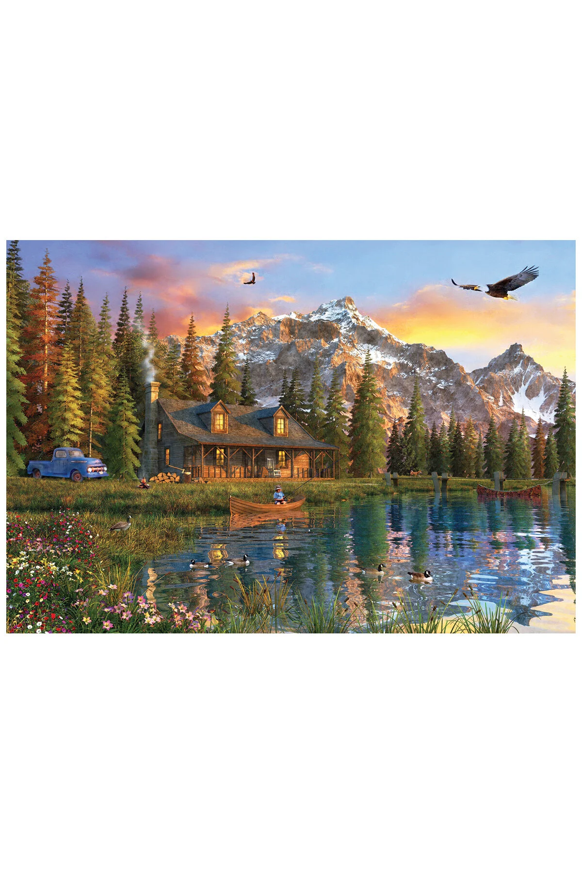 پازل مردانه و زنانه Old House 2000 Piece Puzzle, Code:3933 PUZZLE 3933 Anatolian Puzzle