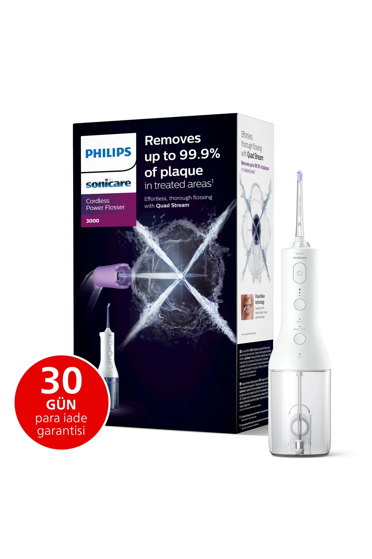 مسواک شارژی برقی Sonicare Hx3826 31 Power Flosser 3000 تمیز کننده دندان قابل شارژ صوتی  Philips