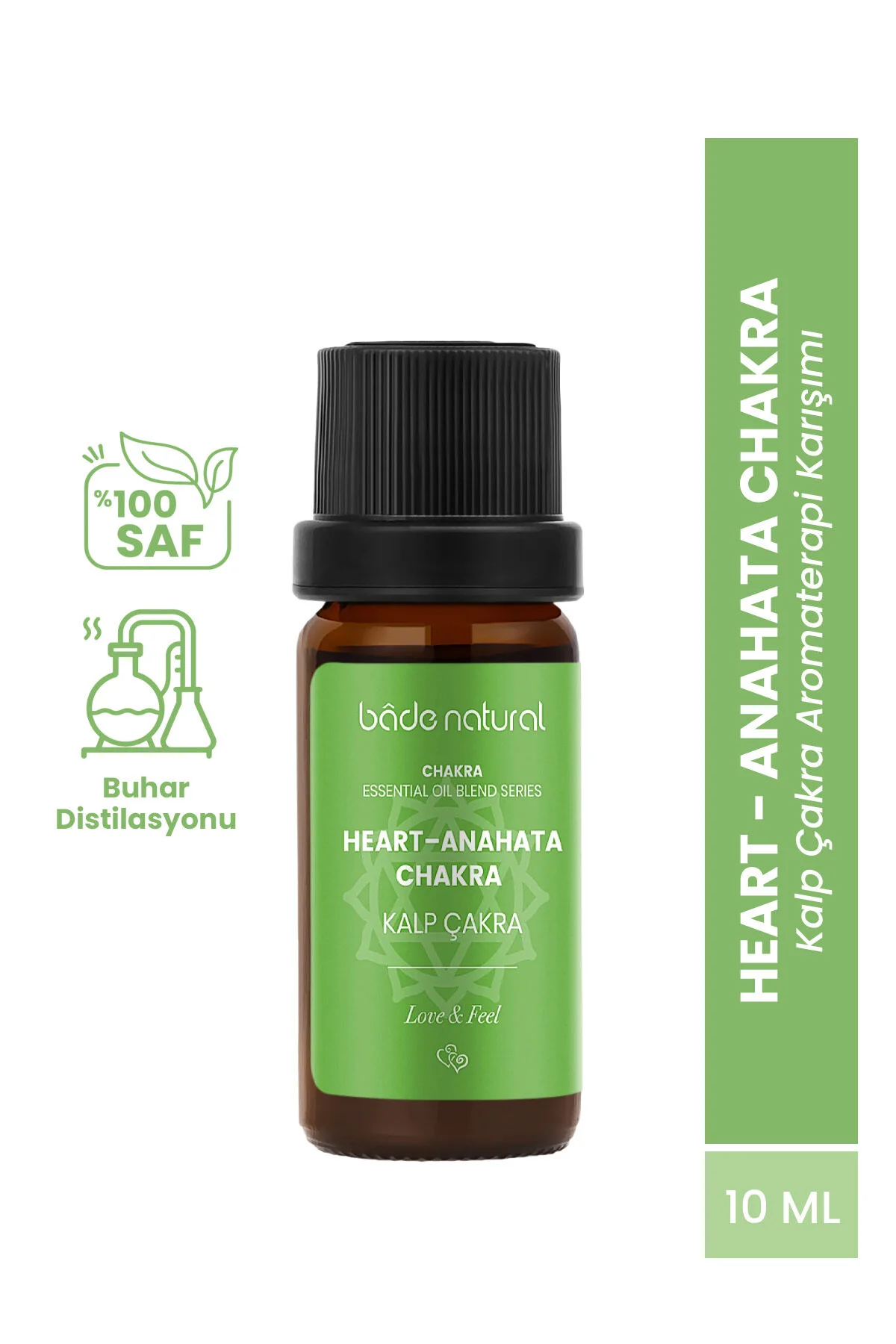 روغن مراقبتی مخلوط آروماتراپی چاکرای قلب 10 میل Bade Natural