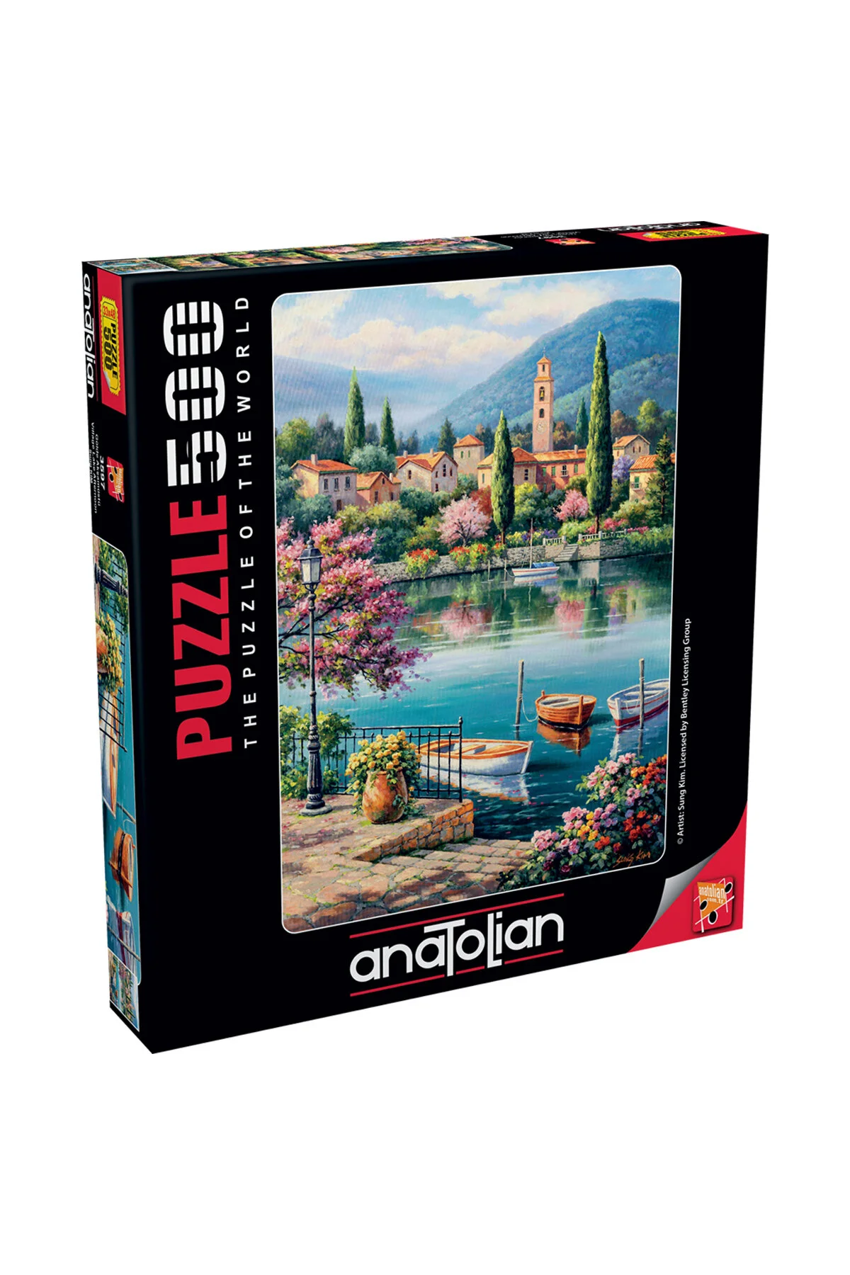 پازل آناطولی ۵۰۰ قطعه‌ای غروب کنار دریاچه Anatolian Puzzle