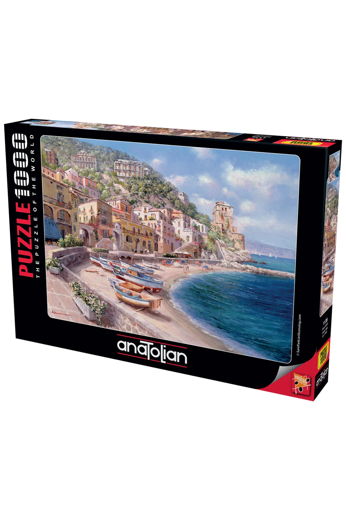 پازل اره منبت کاری مویی 1000 تکه ساحل ایتالیا 1136 Anatolian Puzzle