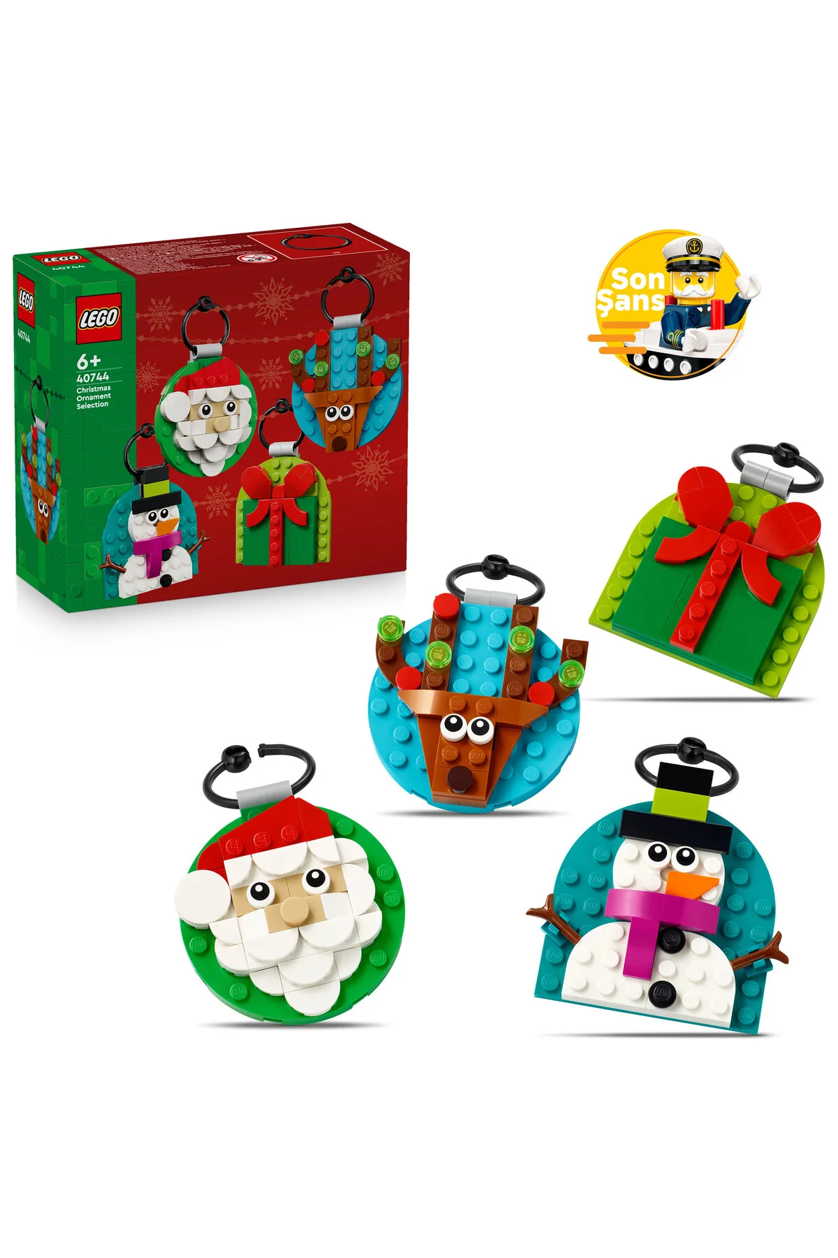 لگو 6+ 40744 LEGO® نمادین درجه سال نو اورجینال LEGO