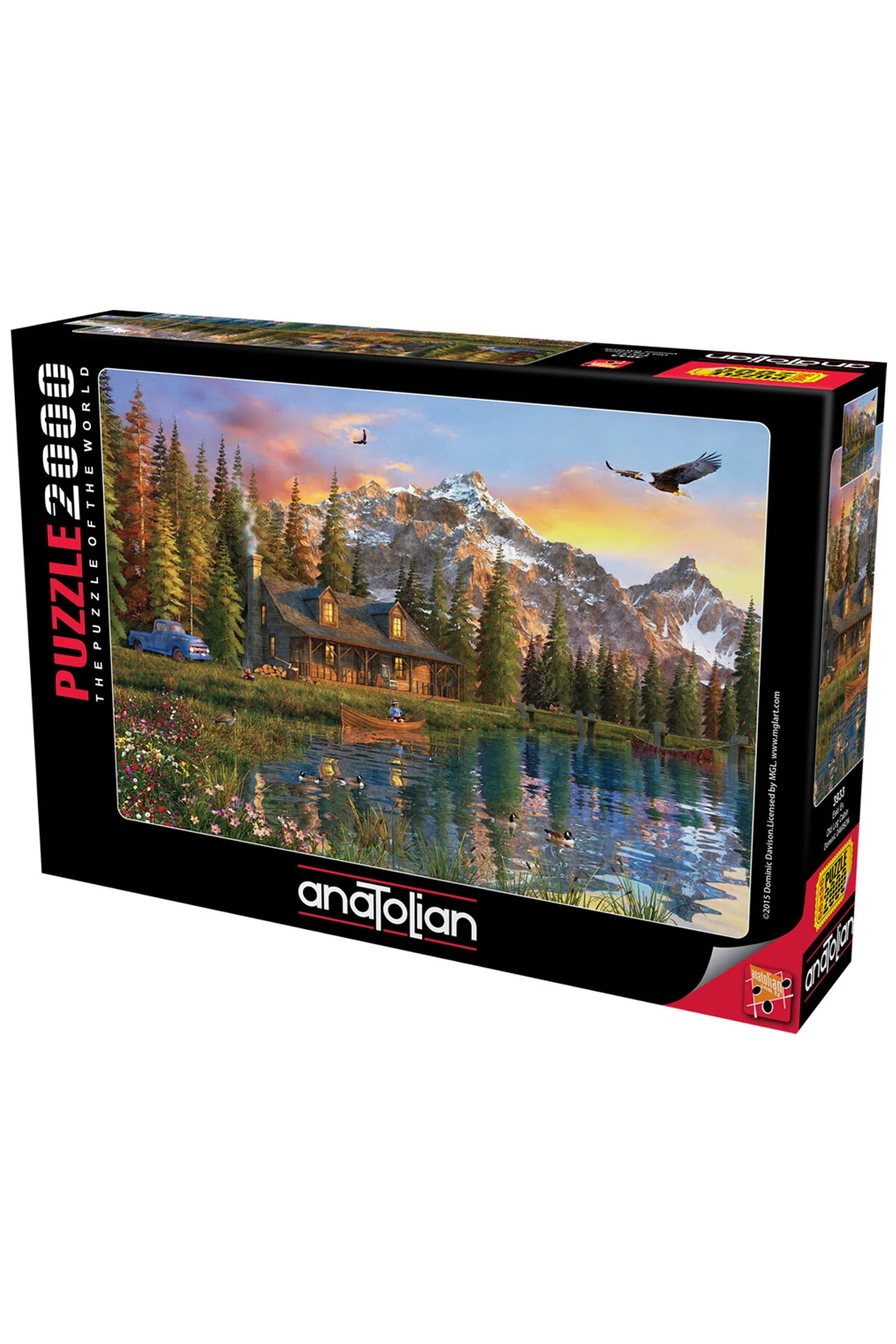 پازل مردانه و زنانه Old House 2000 Piece Puzzle, Code:3933 PUZZLE 3933 Anatolian Puzzle