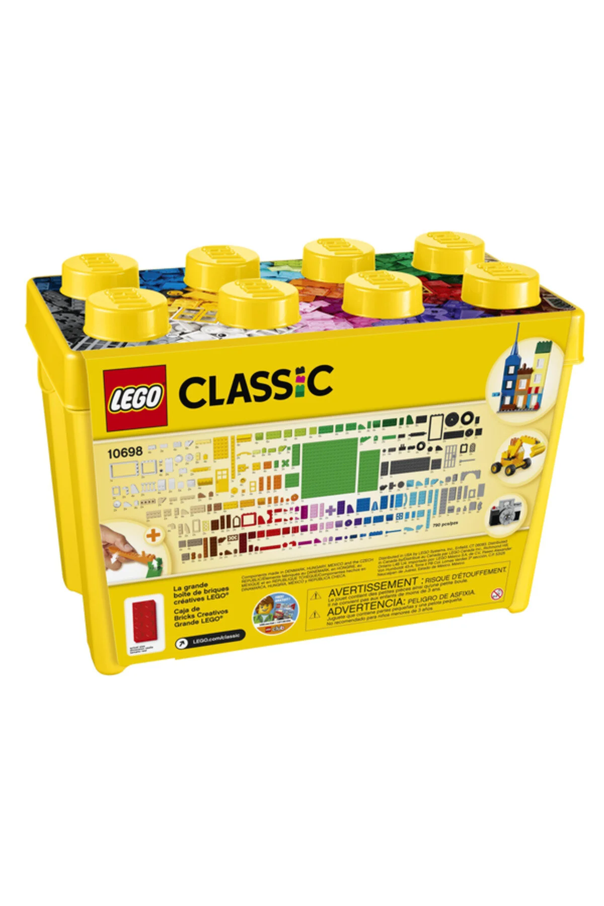 LEGO جعبه ساخت و ساز خلاقانه اندازه بزرگ کلاسیک 10698 با 790 قطعه +4 سال سن