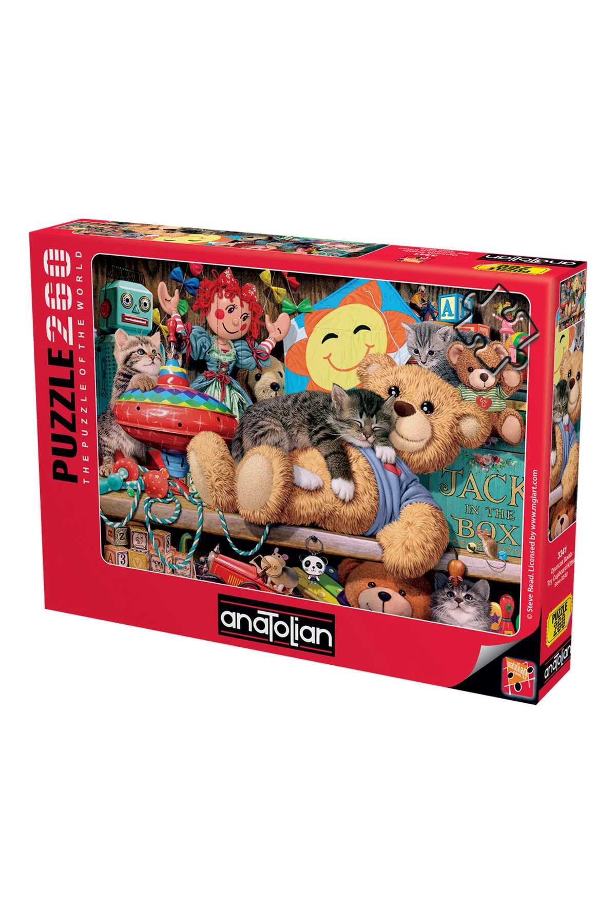 پازل اره منبت کاری مویی 260 XL PIECE کابینت اسباب بازی 3341 از ترکیه Anatolian Puzzle