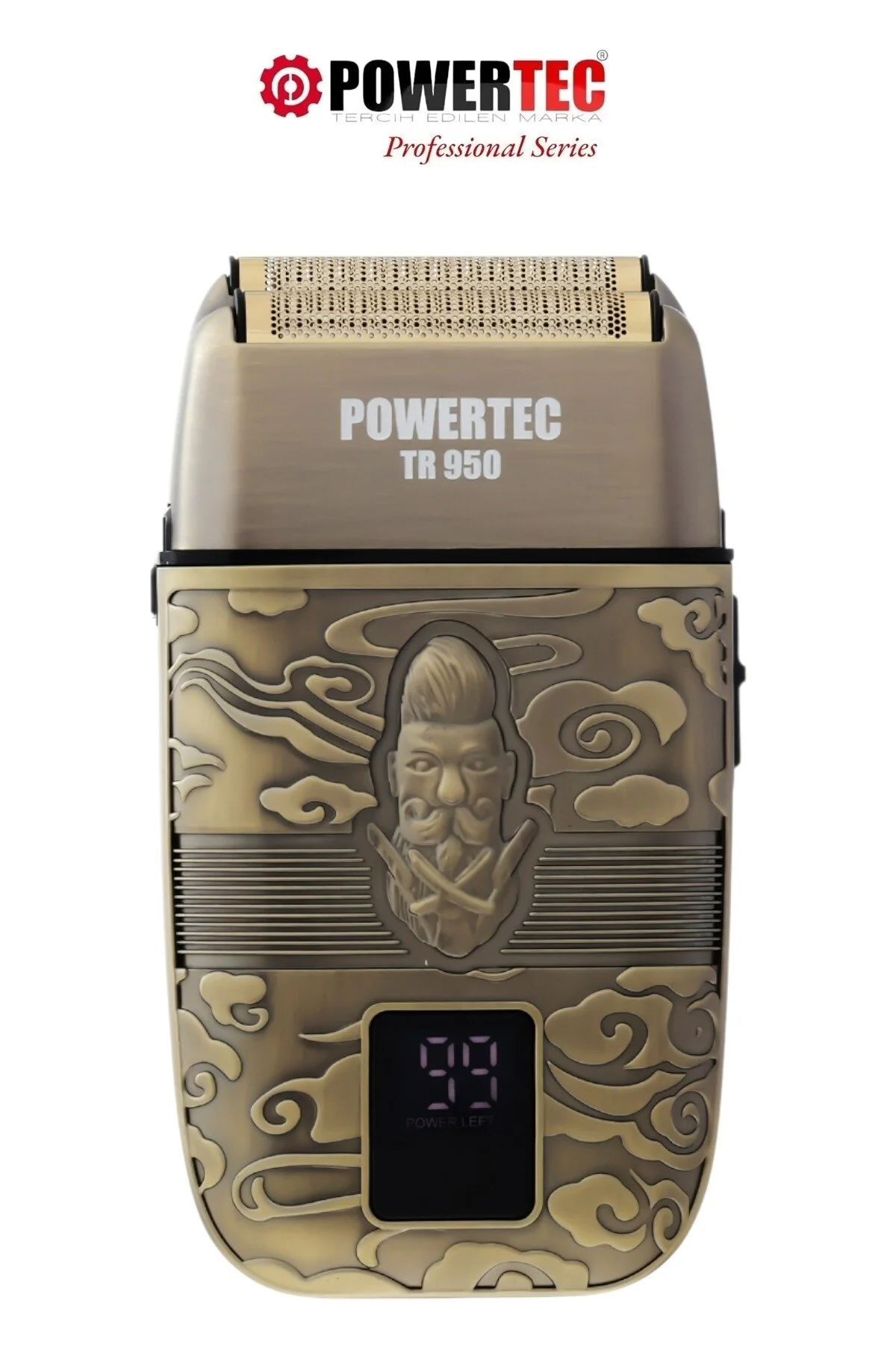 ماشین اصلاح طلایی برقی Tr 950 روز پاورتچ  Powertec