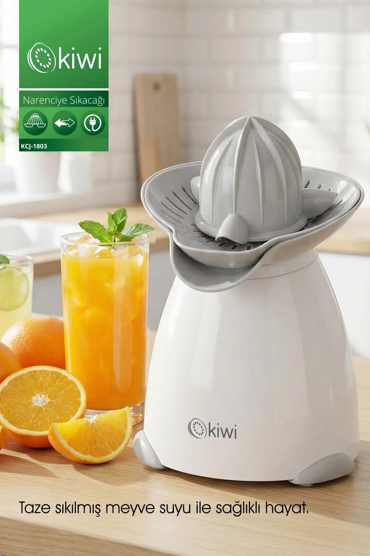 آب میوه و سبزی گیری مرکبات اتوماتیک KCJ 1803 اورجینال Kiwi