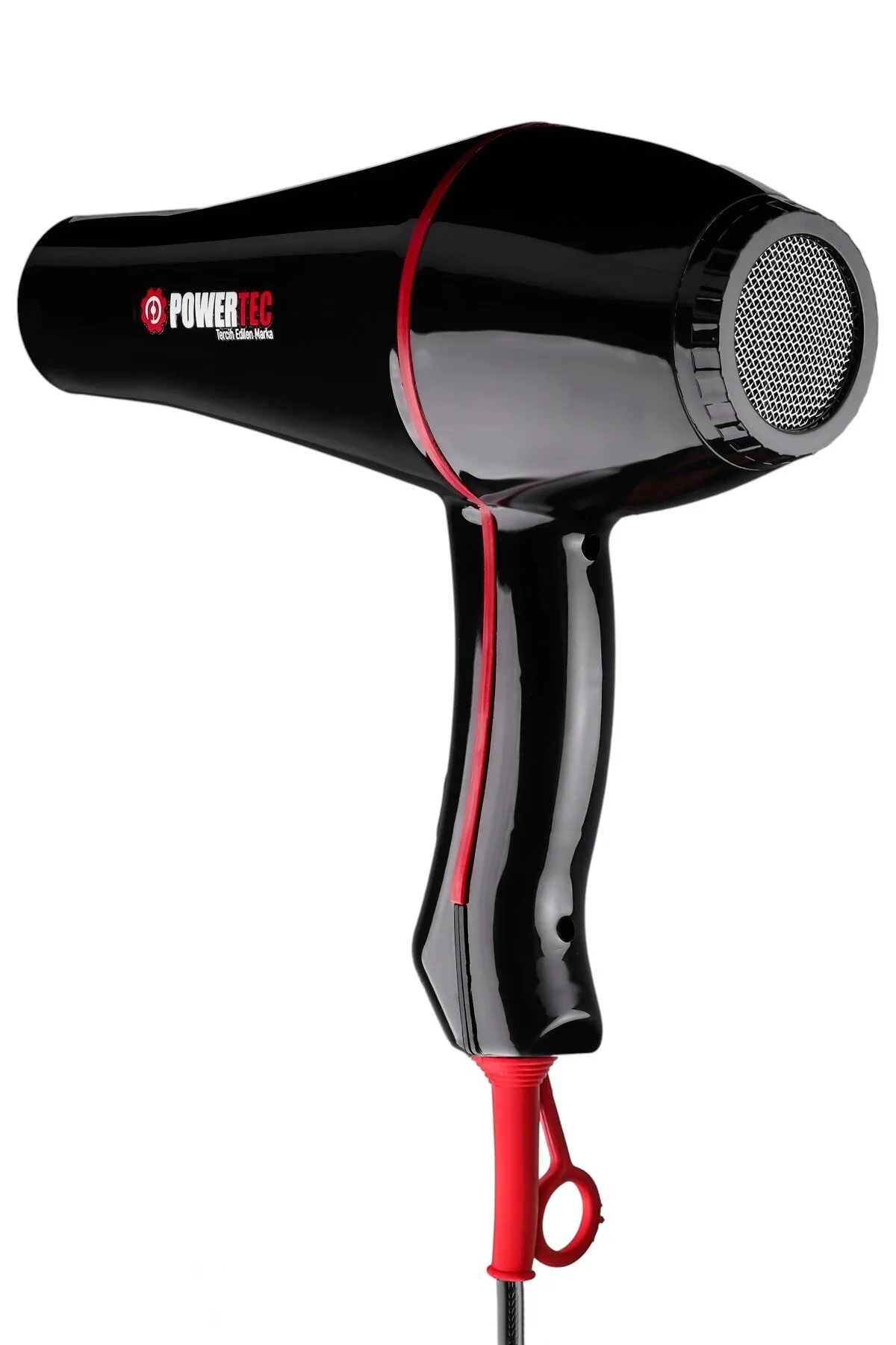 سشوار سیاه برقی Tr 601 خشک کن حرفه ای و کردن مو + ضربه پاورتچ  Powertec