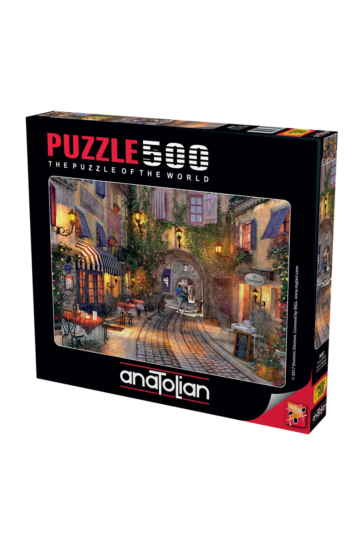 پازل ۵۰۰ تکه آناتولیان مدل خیابان فرانسوی Anatolian Puzzle