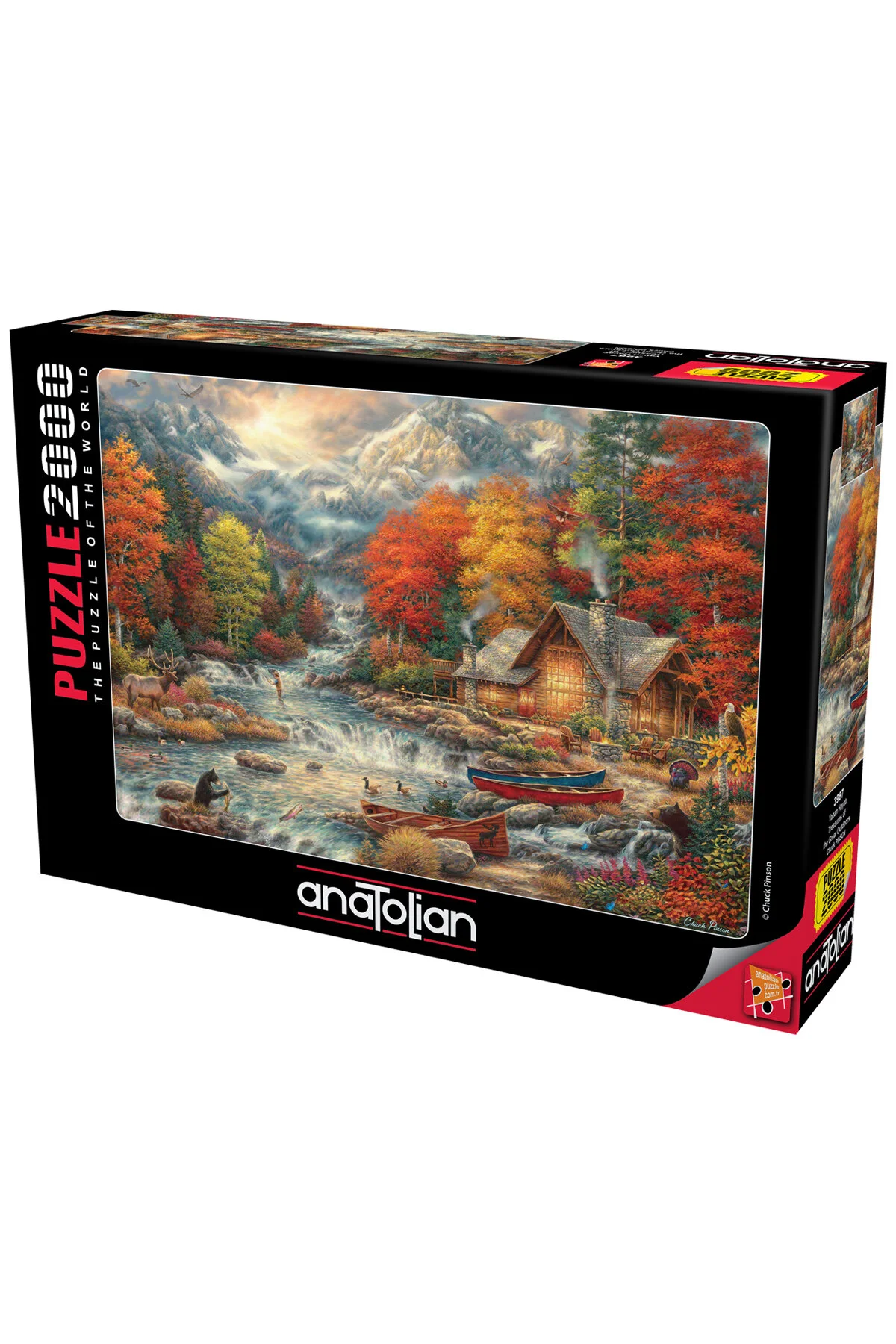 پازل اره منبت کاری مویی 2000 PIECE WILDLIFE 3967 Anatolian Puzzle