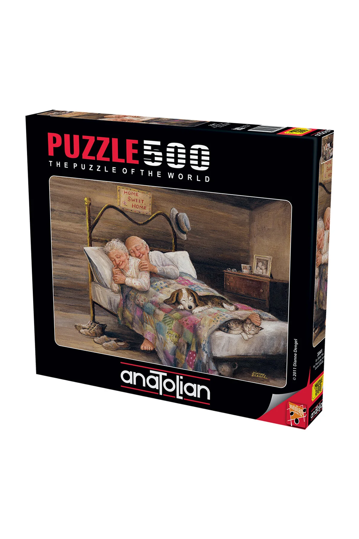 پازل اره منبت کاری مویی 500 تکه جایی مثل خانه نیست 3541 از ترکیه Anatolian Puzzle